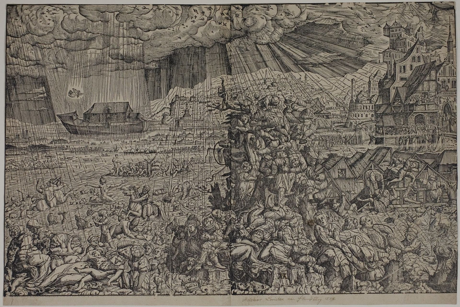 The Deluge by Melchior Lorichs