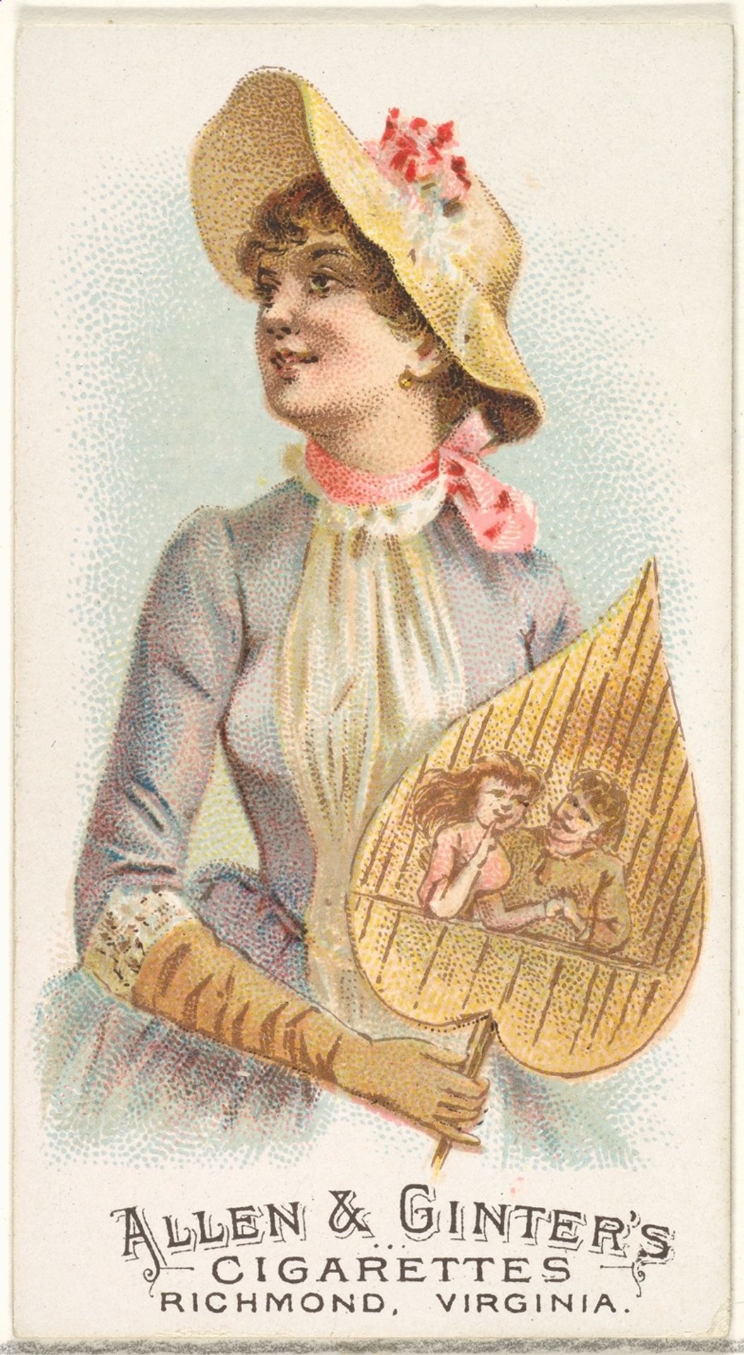 Plate 23, from the Fans of the Period series (N7) for Allen & Ginter Cigarettes Brands by Allen & Ginter