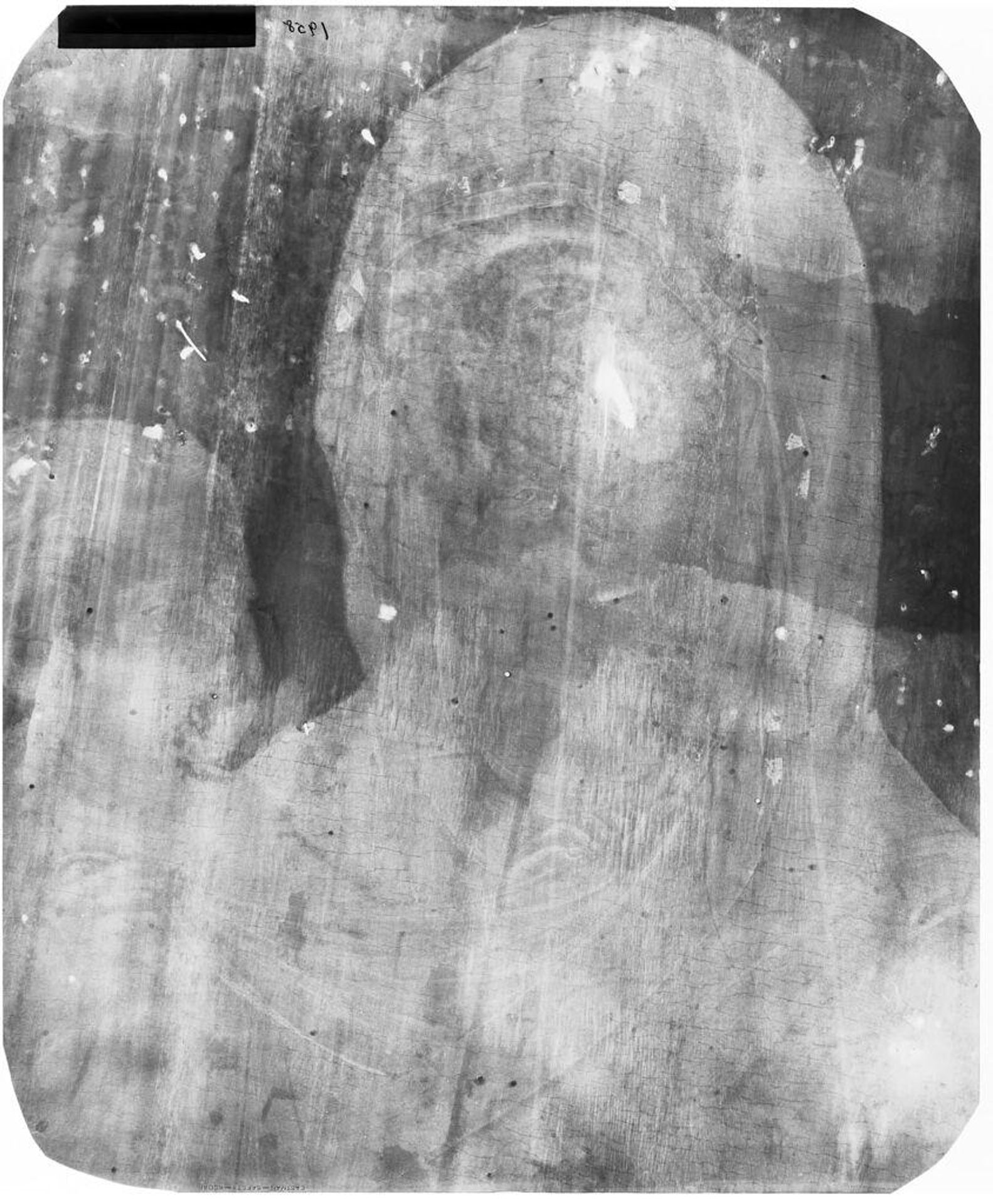 X-radiograph(s) of "Madonna and Child" by Artist of original: Ugolino di Nerio, called Ugolino da Siena