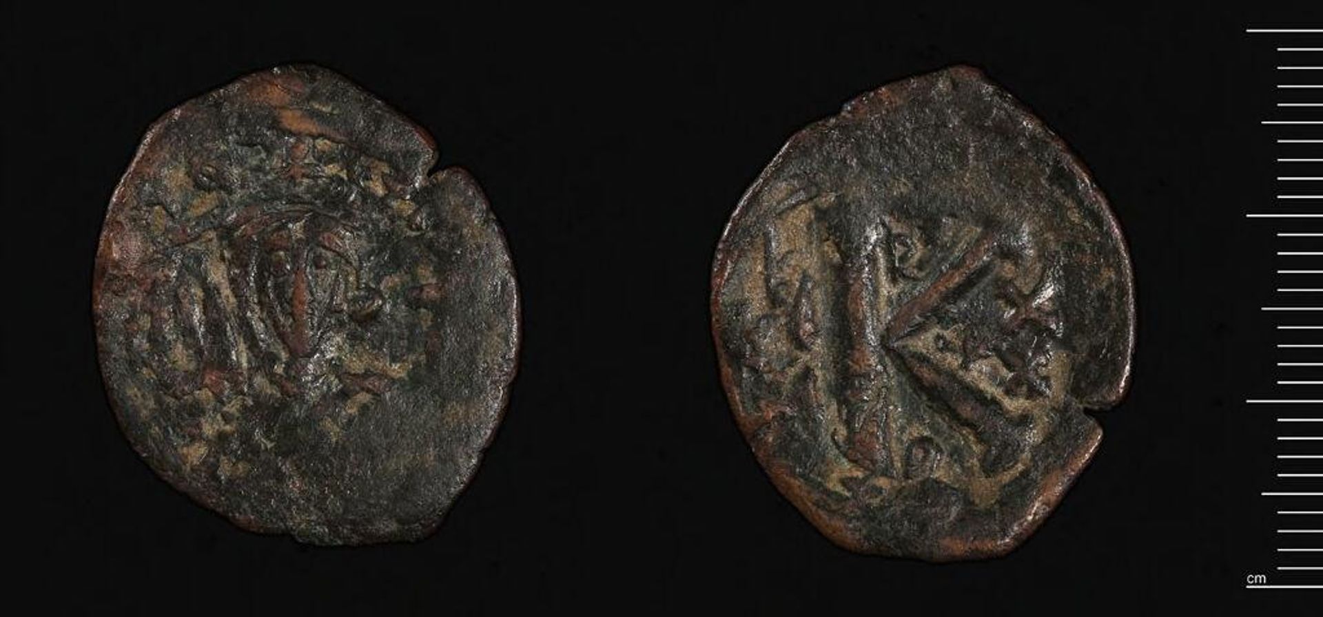 Coin of Justinian II by Justinian II