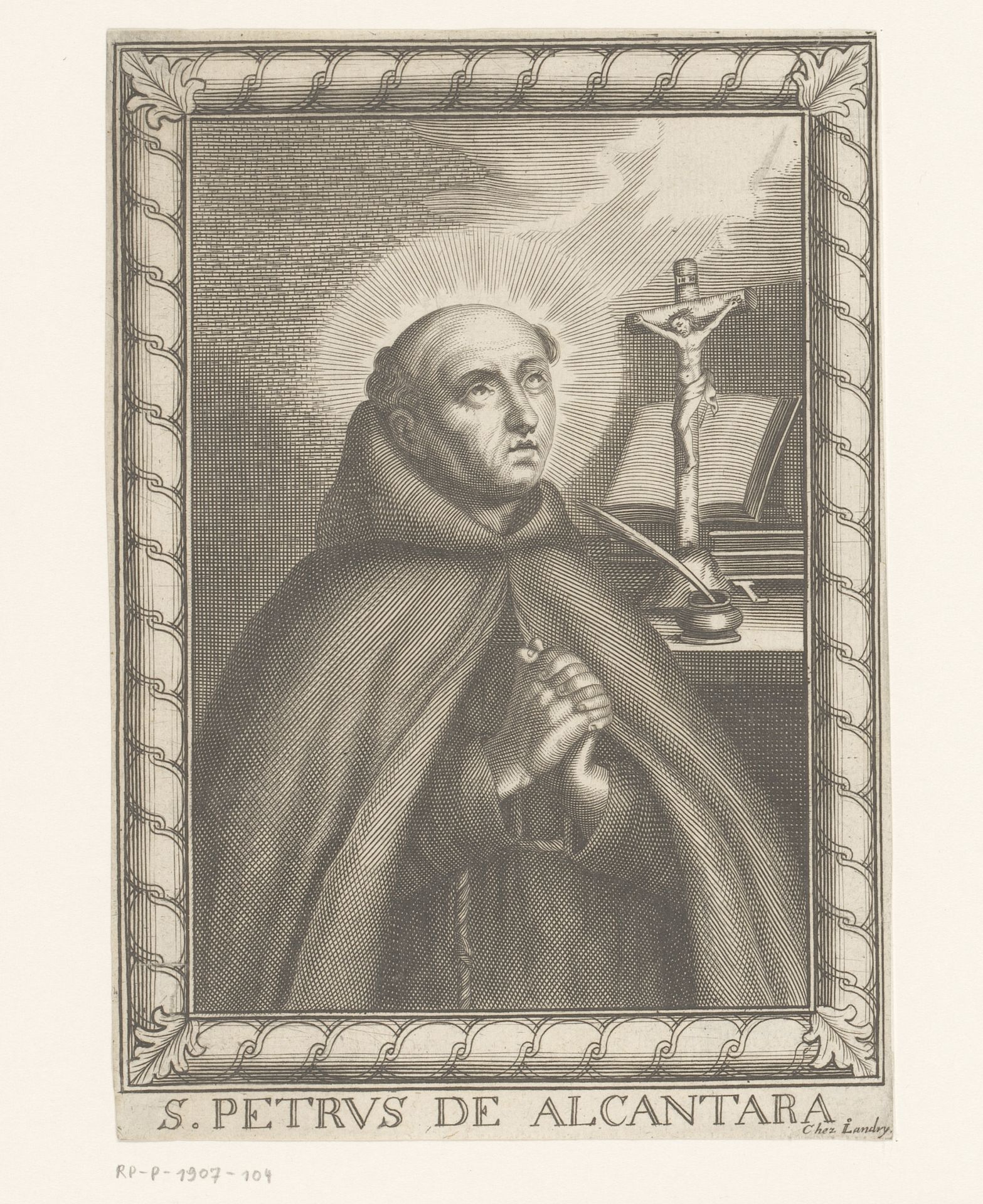 H. Petrus van Alcantara by Pierre Landry