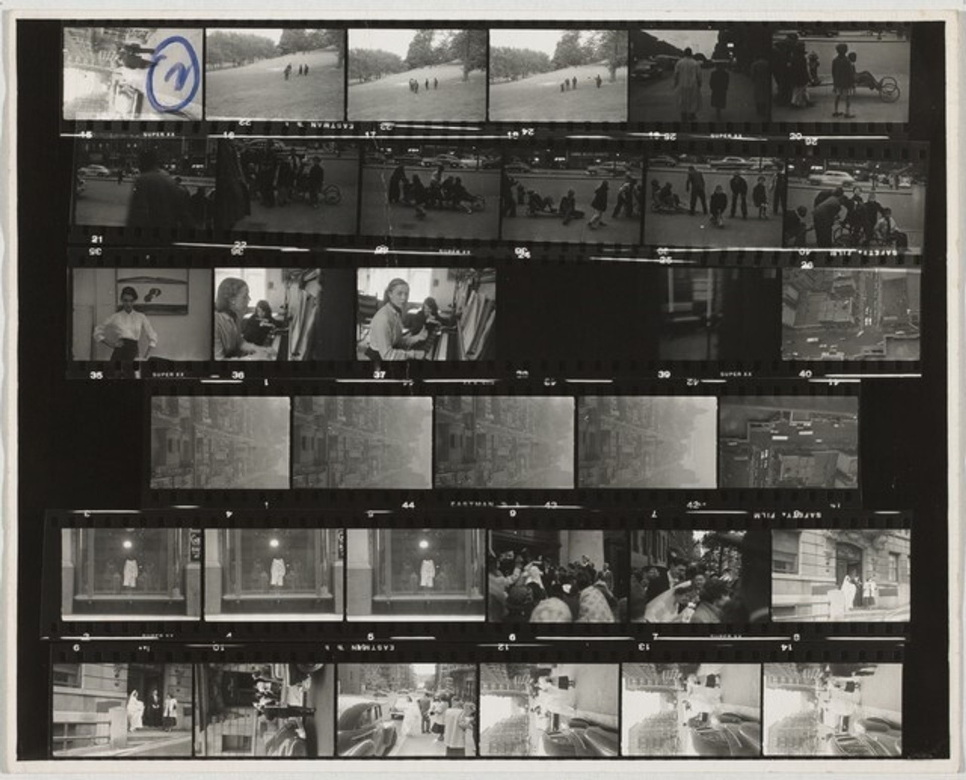 Early New York City 2 by Robert Frank