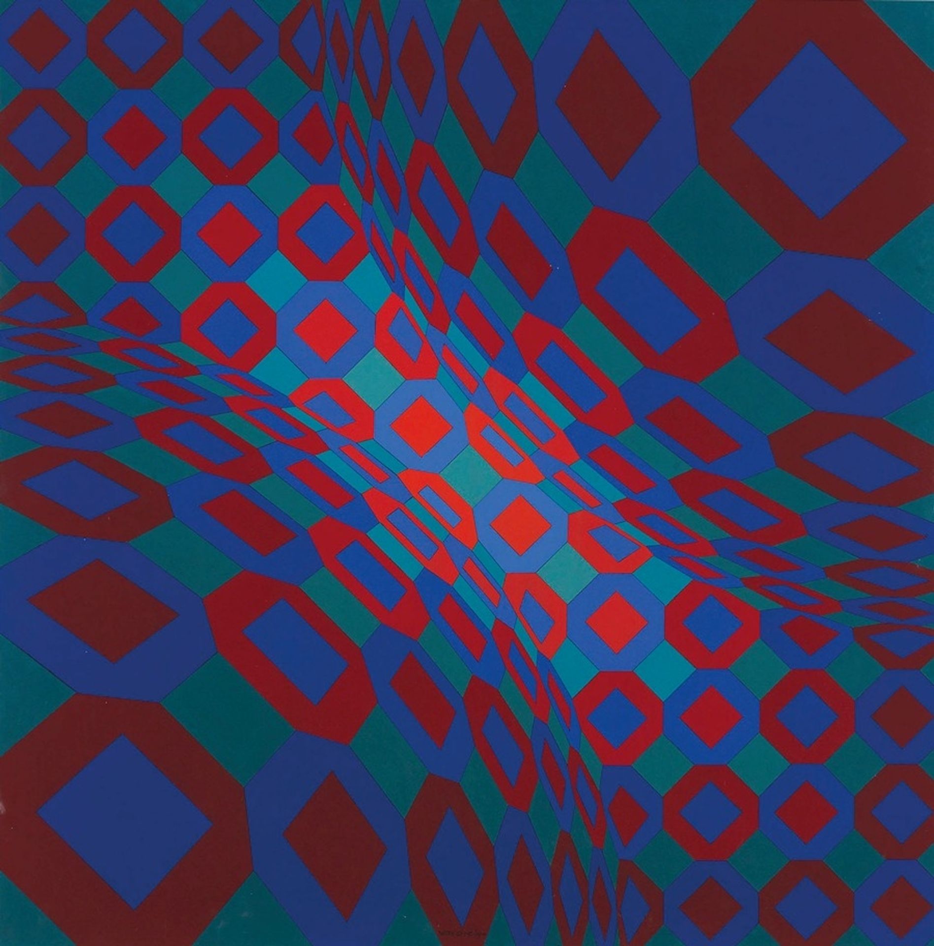 Ondocto-fa by Victor Vasarely