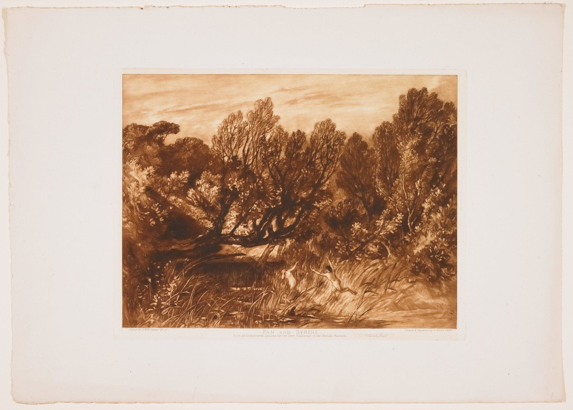 Pan and Syrinx (No. 2) by Frank Short