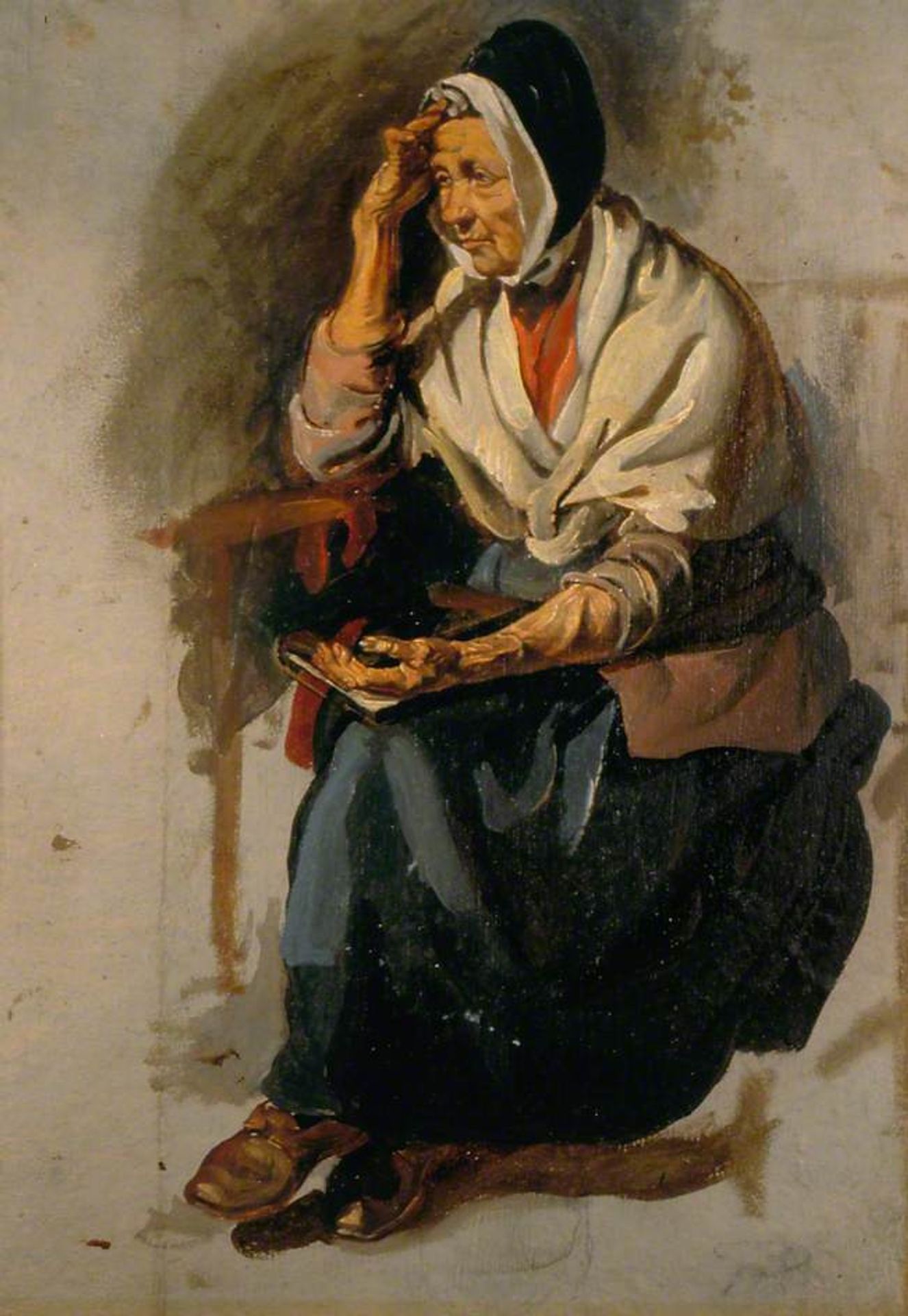 Study of a Woman by George Harvey