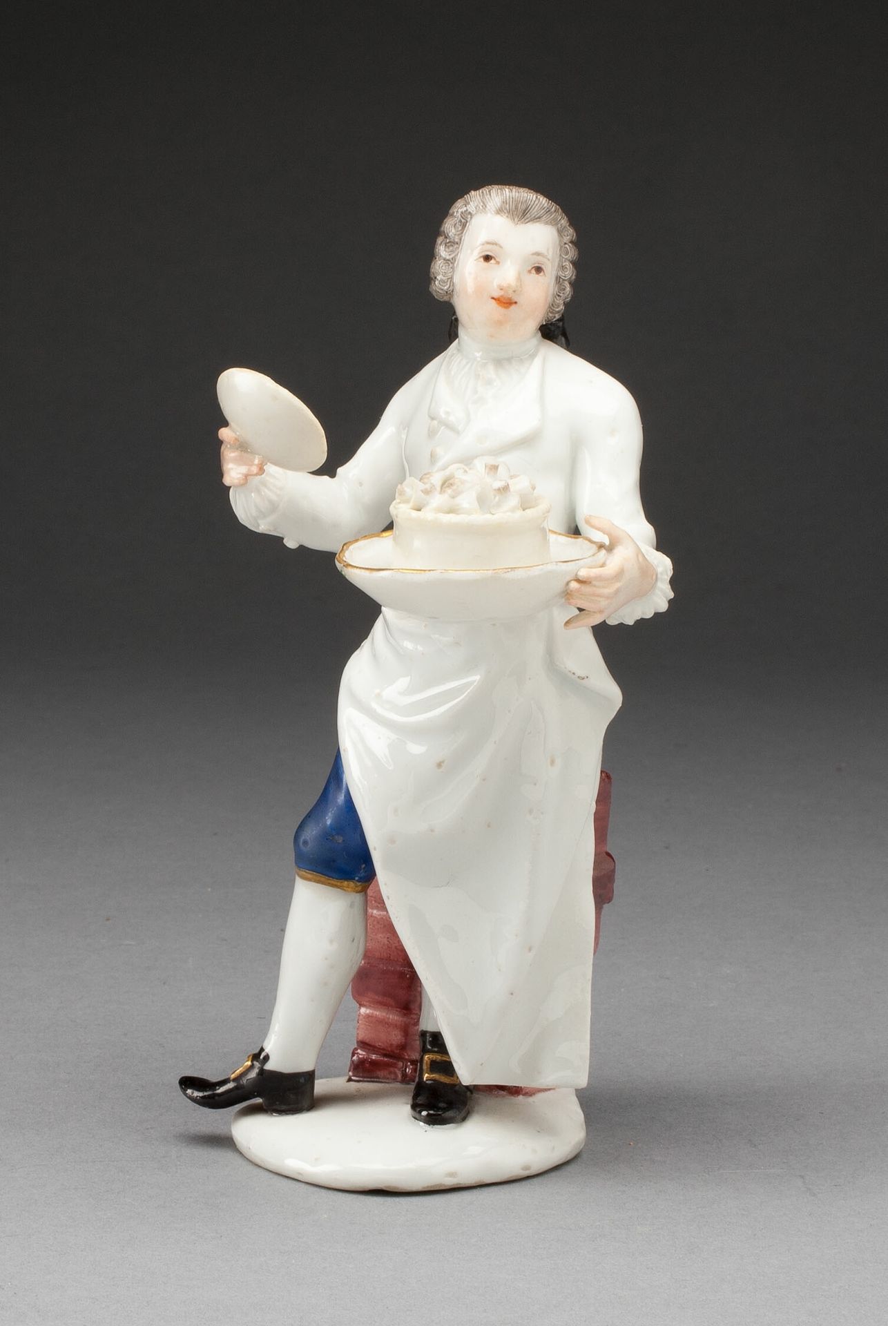Figure of a Cook by Meissen Porcelain Manufactory