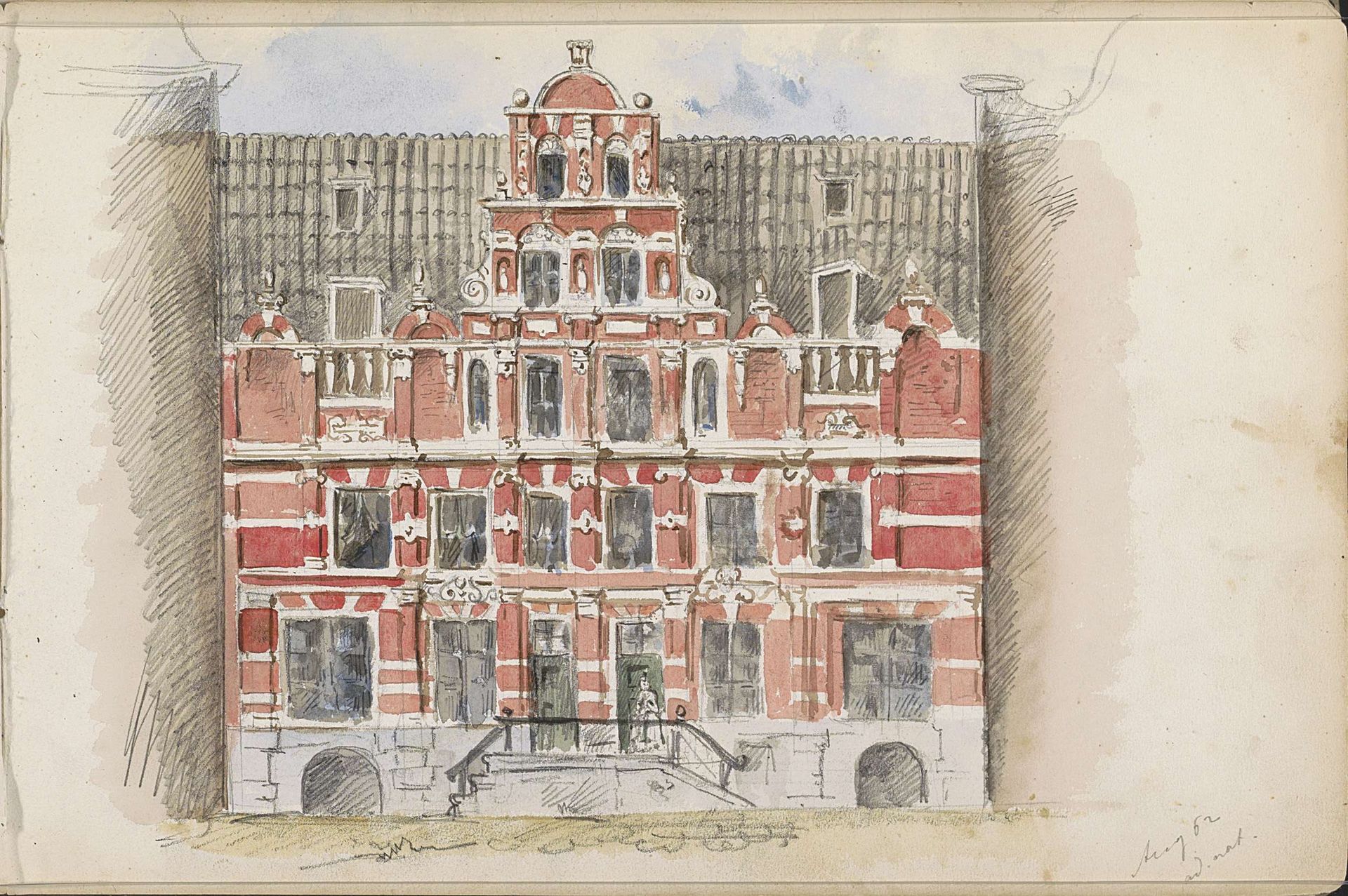 Huis Bartolotti aan de Herengracht 170-172 by Isaac Gosschalk