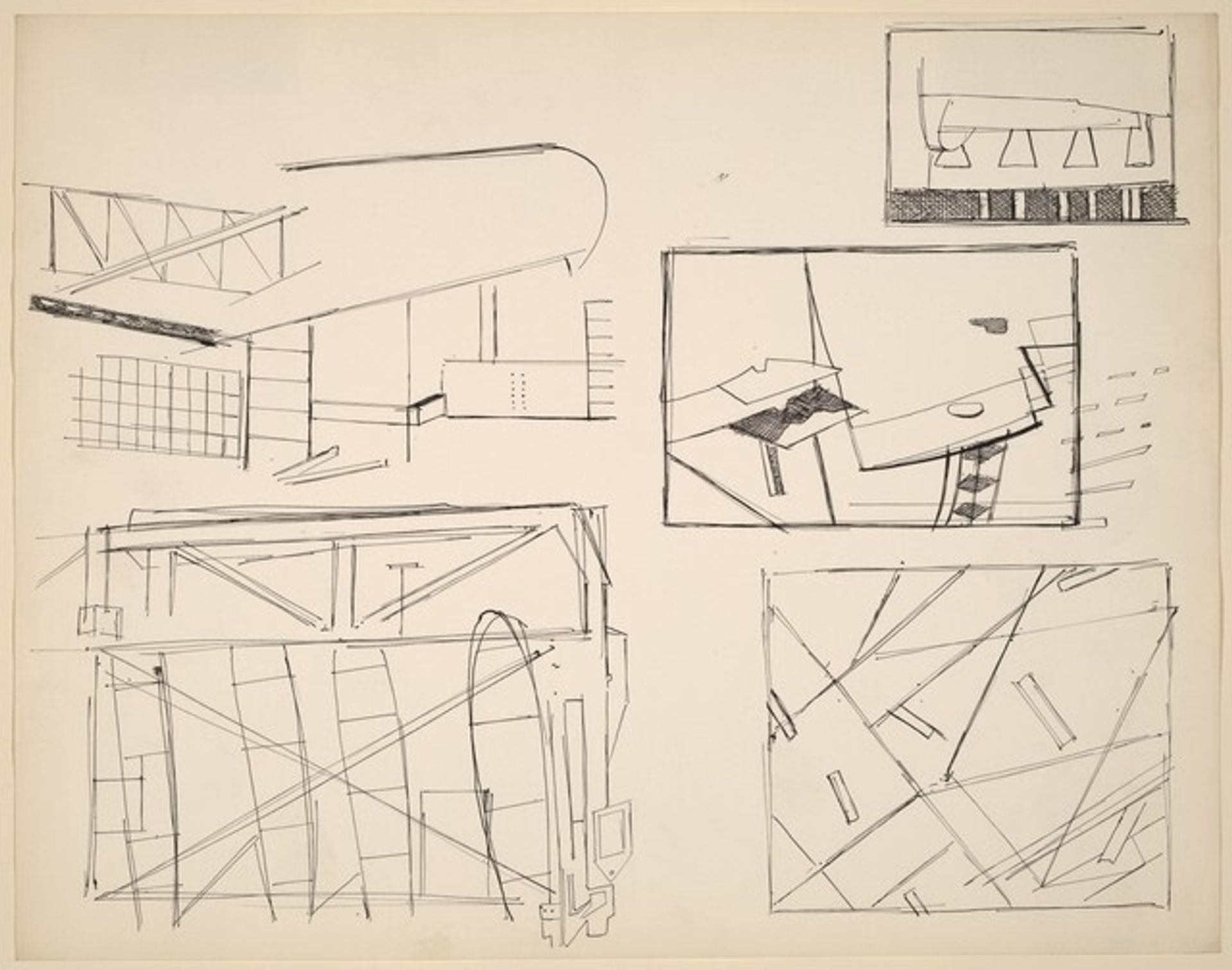 Five Composition Studies by Ralston Crawford