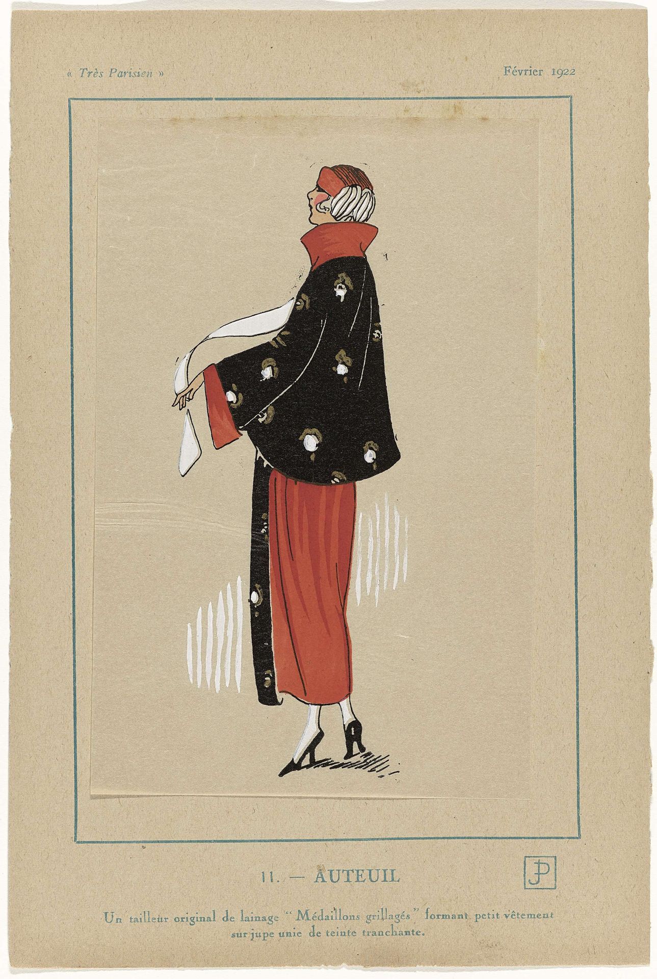 Très Parisien, février 1922 : 11.- AUTEUIL by Anonymous