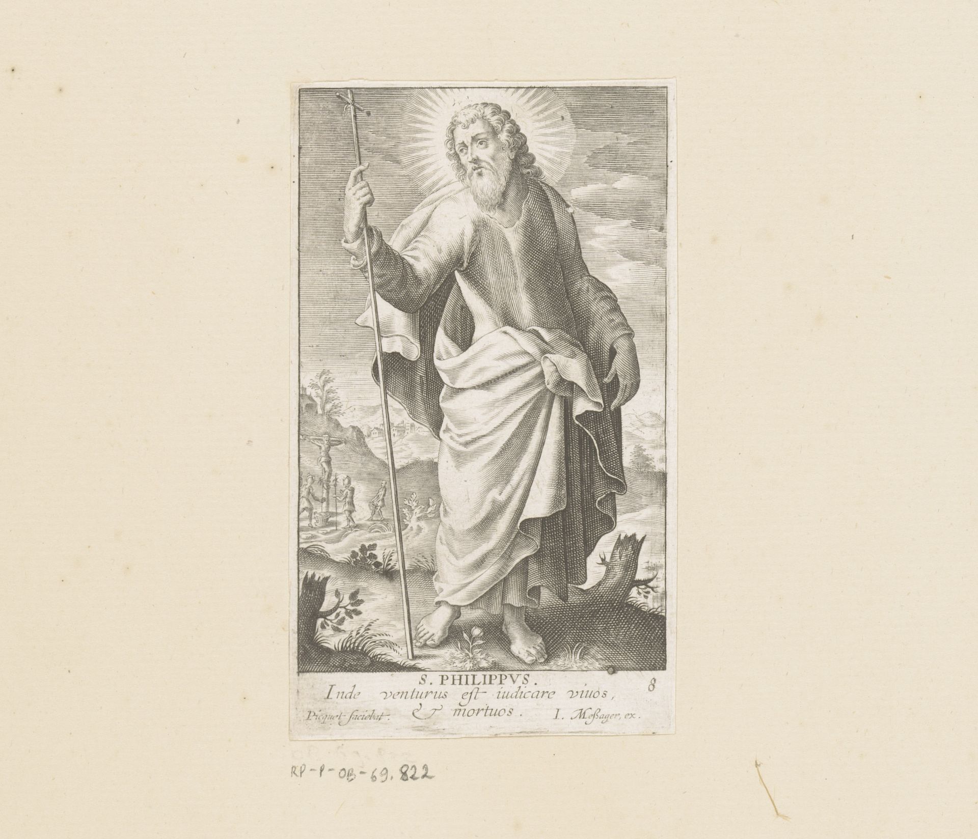 H. Filippus by Claude Mellan