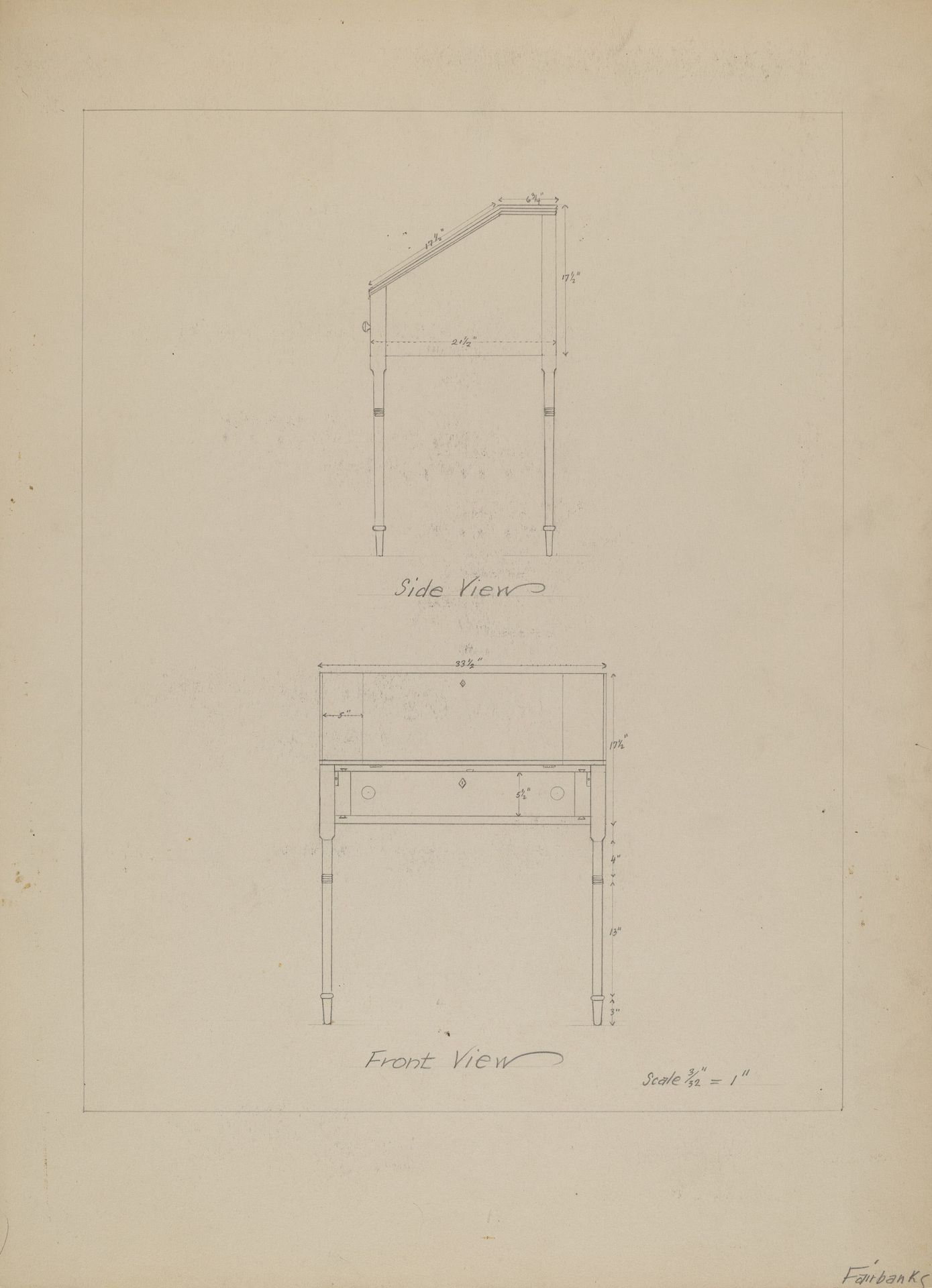 Desk by George Fairbanks