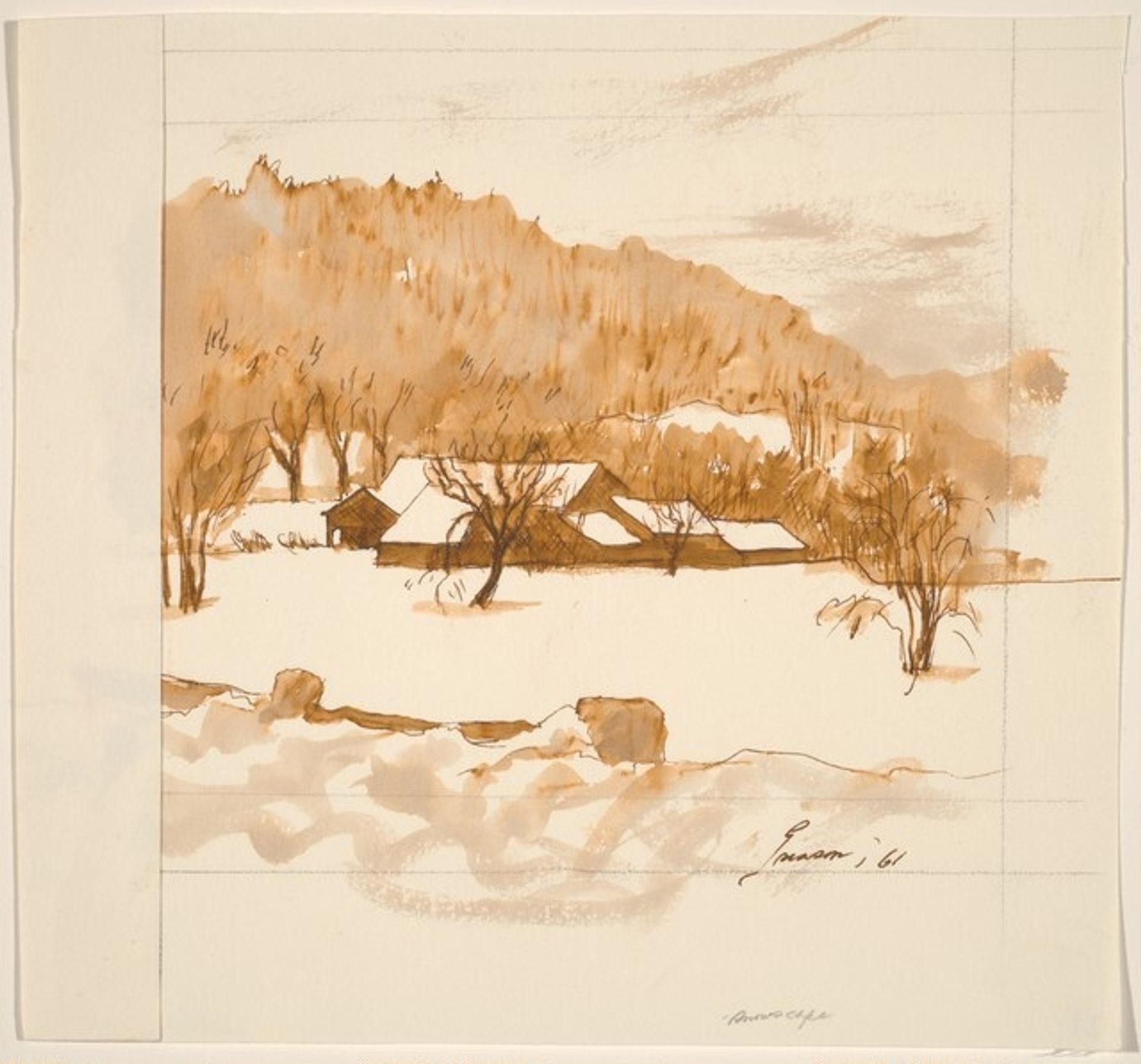 Snowscape by Donald Carlisle Greason