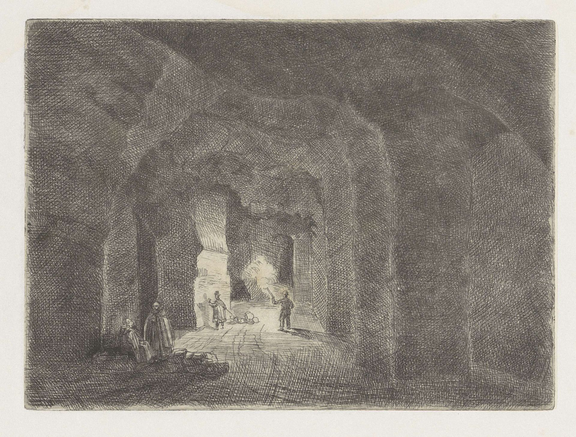 Ondergronds gangenstelsel in de Sint Pietersberg te Maastricht by Alexander Schaepkens
