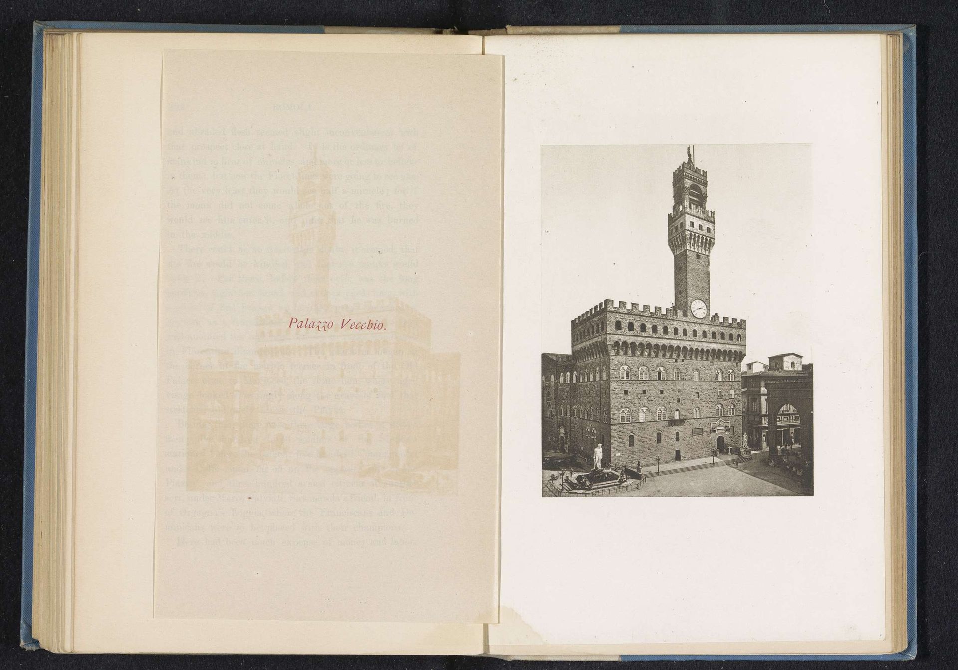 Exterieur van het Palazzo Vecchio te Florence by Anonymous