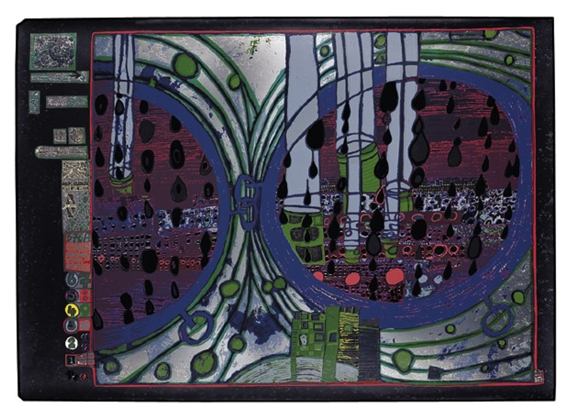 洋書　Hundertwasser: Rainy Day 古書古本 dessin： Hundertwasser: Rainy Day（フンデルトワッサー