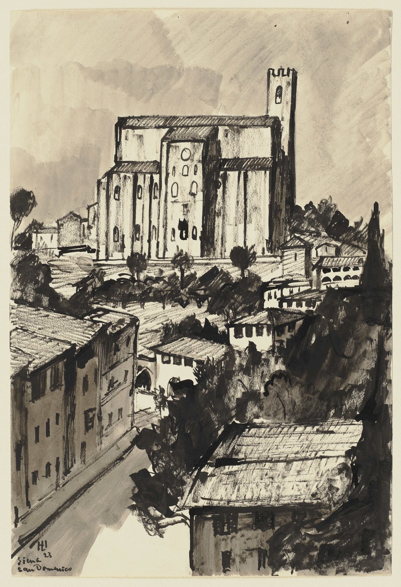 San Domenico, Siena by Hermann Lismann