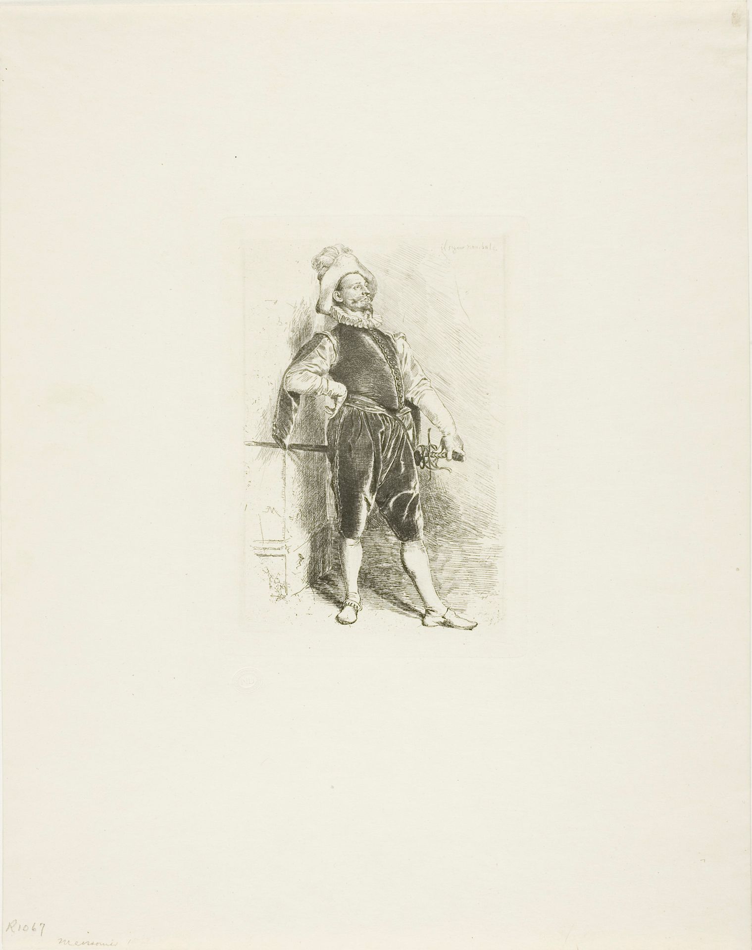 Signor Annibale by Ernest Meissonier