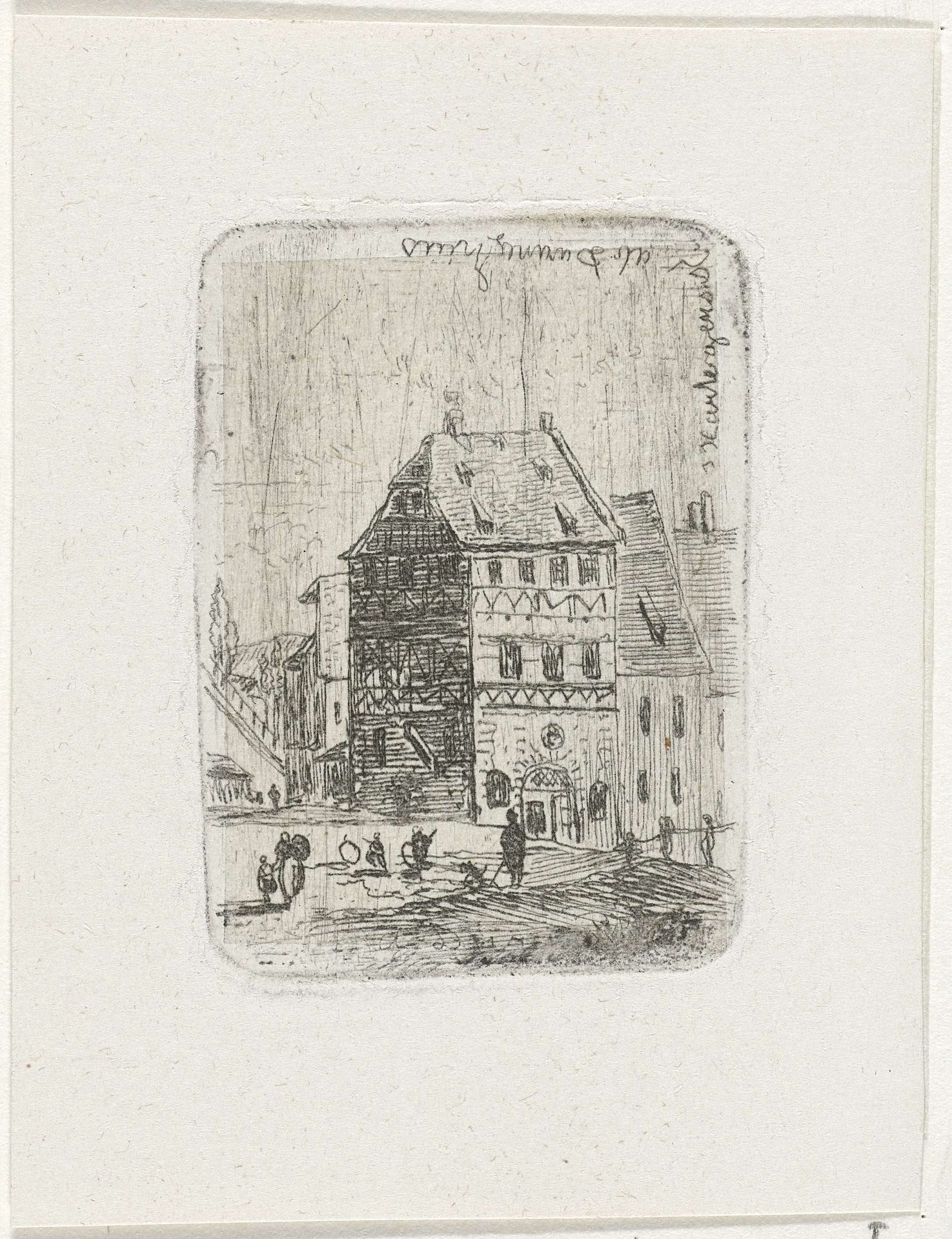 Albrecht-Dürer huis te Neurenberg by Joseph Hartogensis