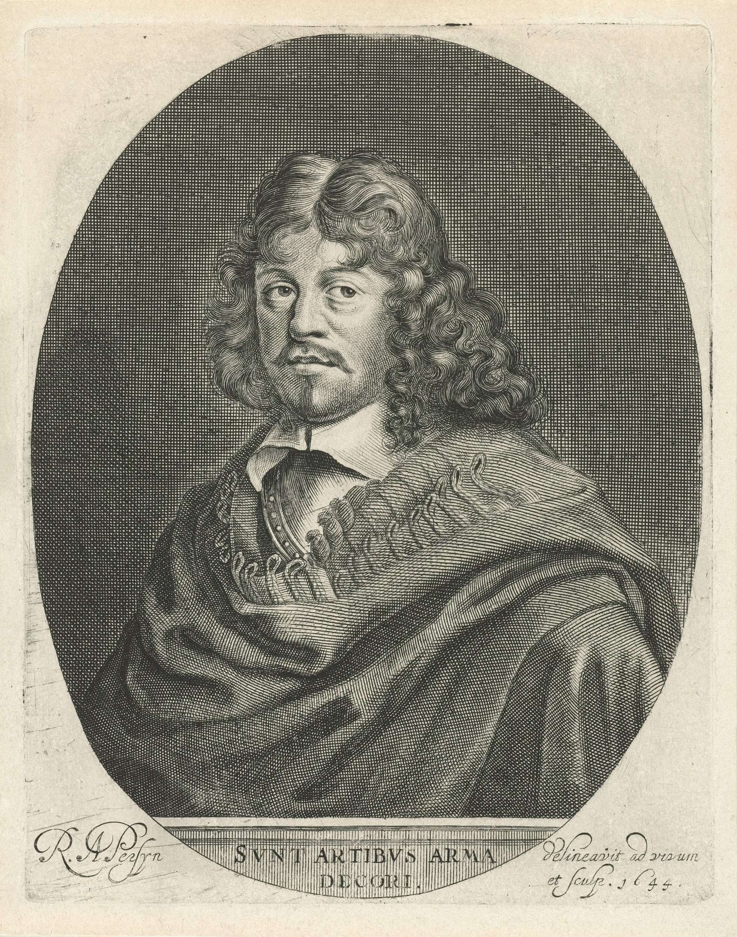 Portret van Ludwig von Siegen by Reinier van Persijn