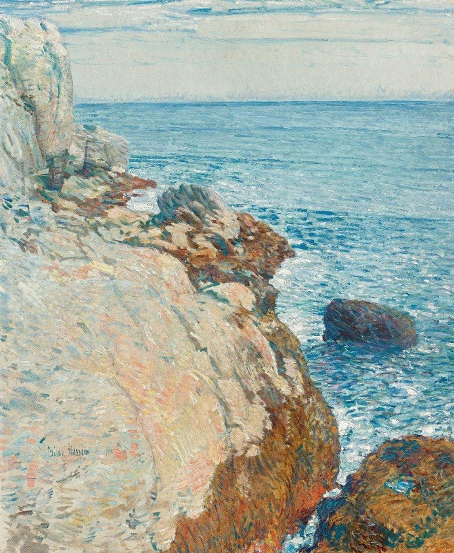 The East Headland, Appledore – Isles Of Shoals by Childe Hassam
