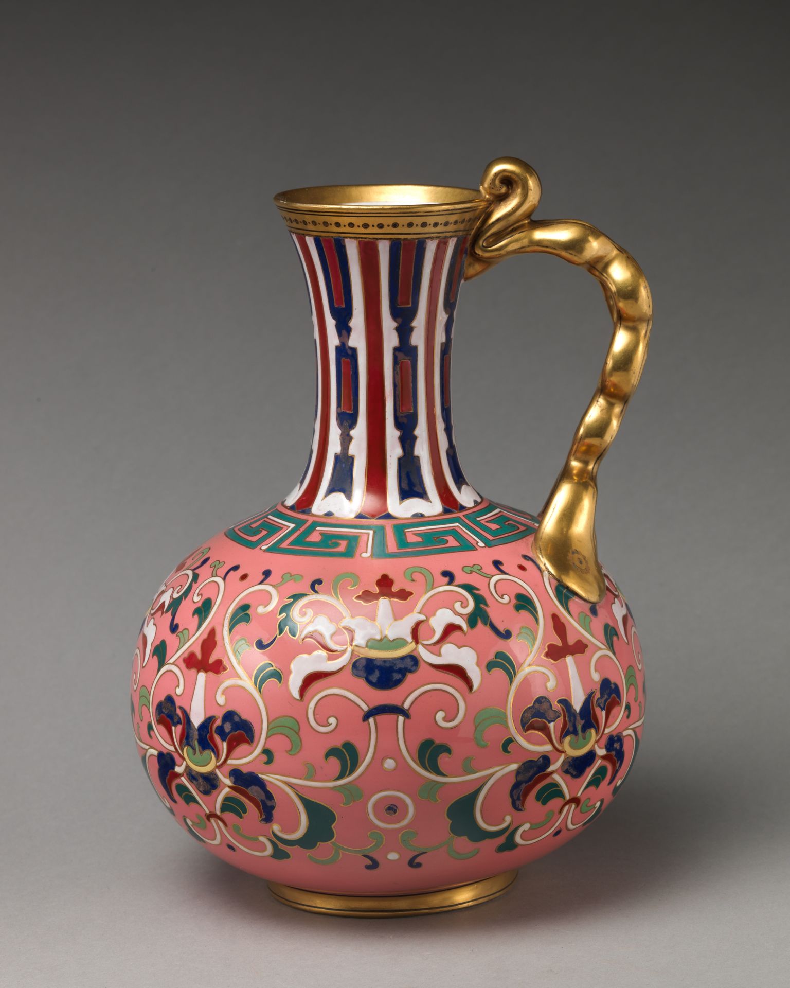 Ewer with "cloisonné" decoration by Minton(s)
