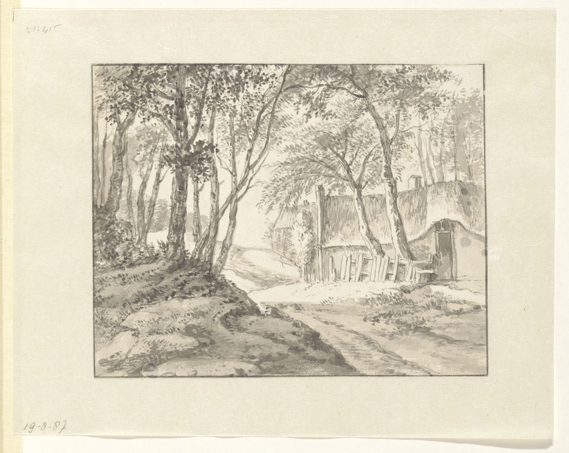Boerderij tussen bomen by Cecilia Barbiers