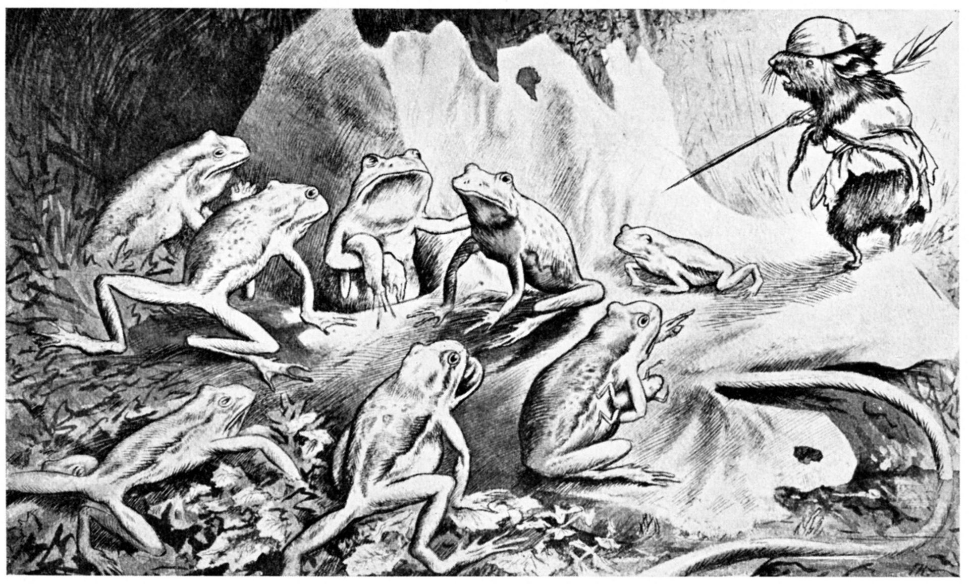 Krigen Mellom Froskene Og Musene 07 by Theodor Severin Kittelsen