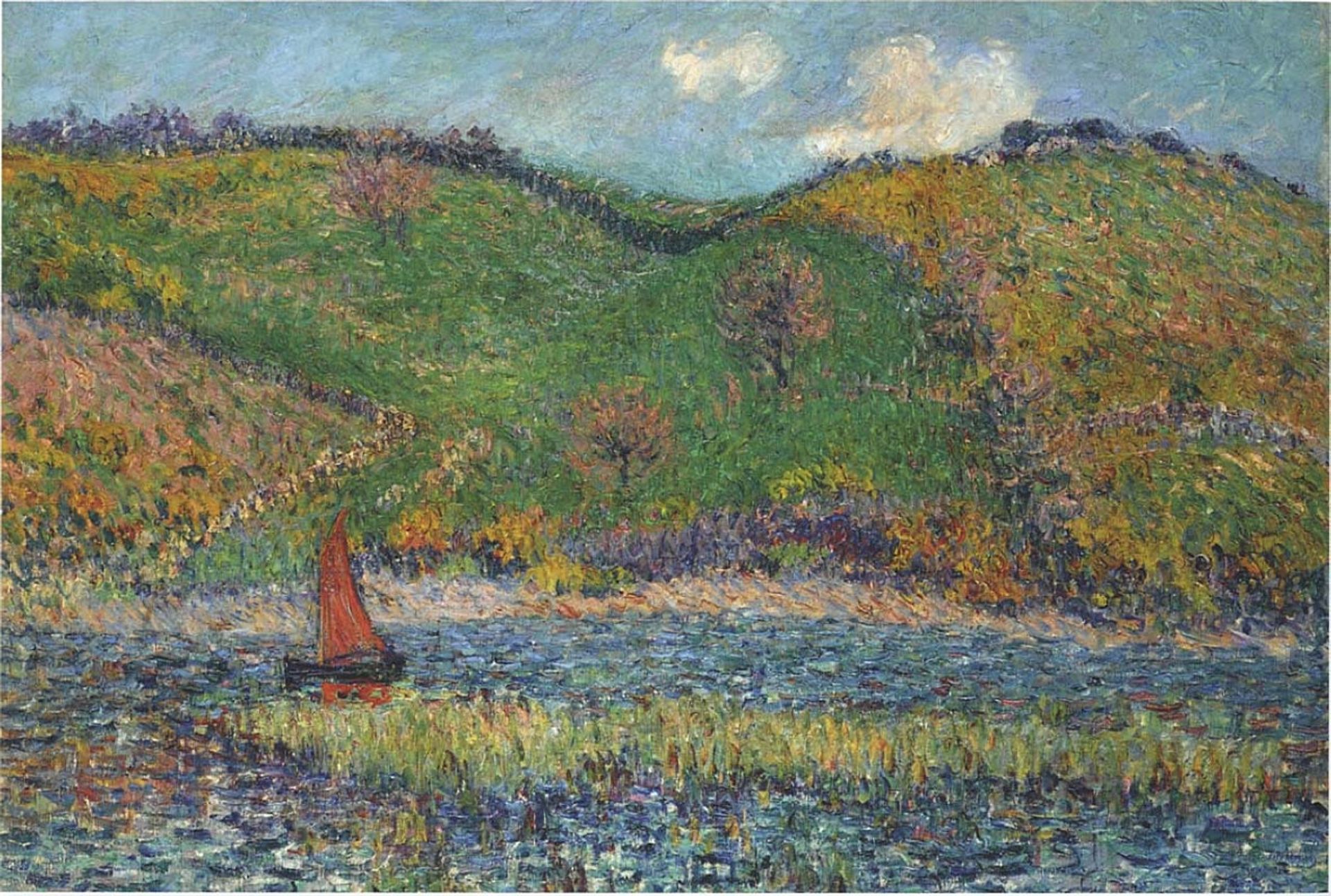 The Belon River by Gustave Loiseau