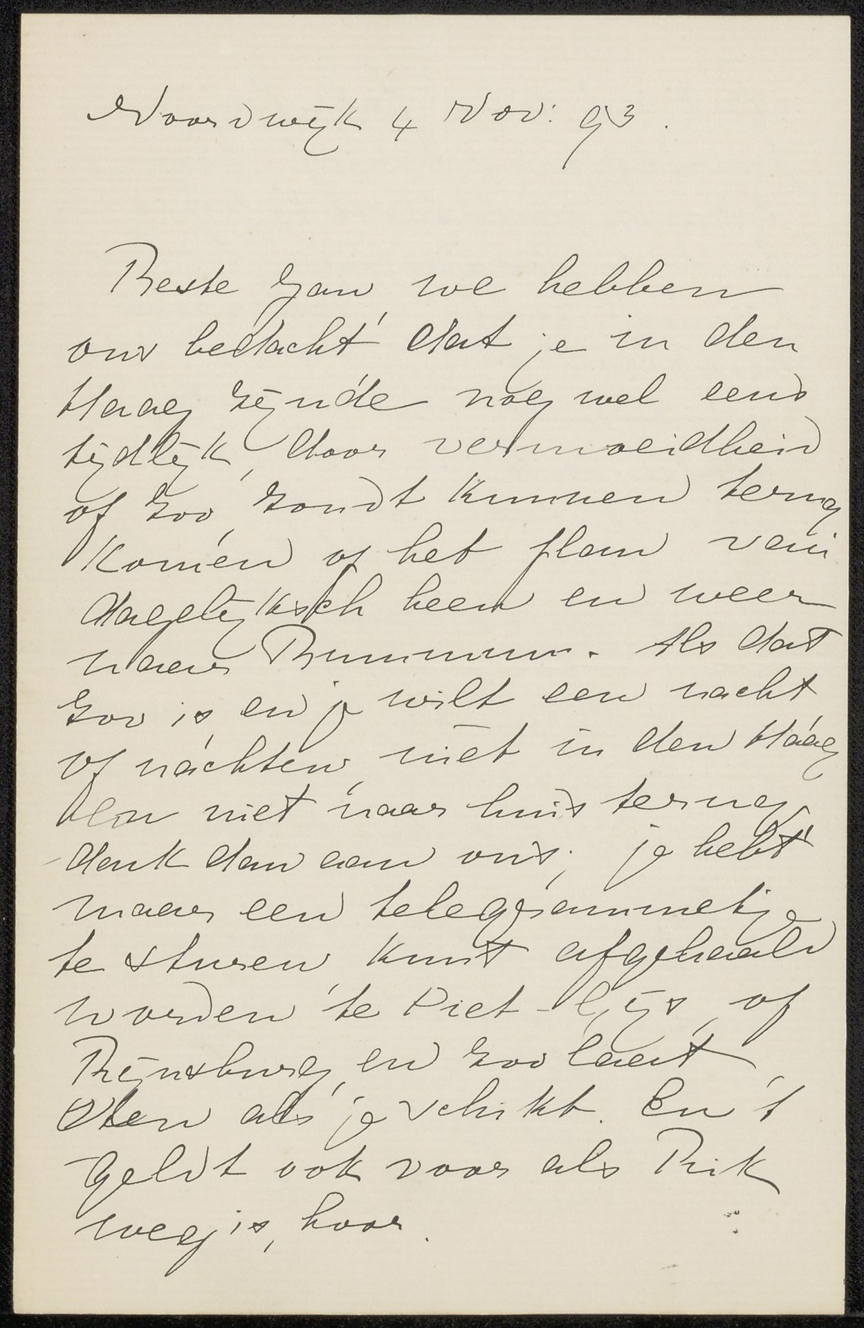 Brief aan Jan Veth by Henriëtte Roland Holst-van der Schalk