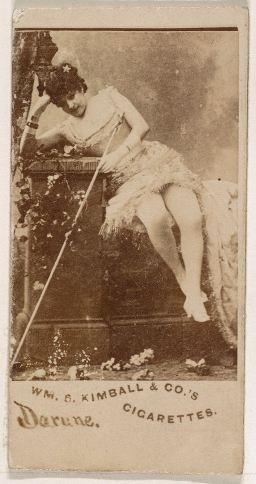 Miss Darune, from the Actresses series (N203) issued by Wm. S. Kimball & Co. by William S. Kimball & Company