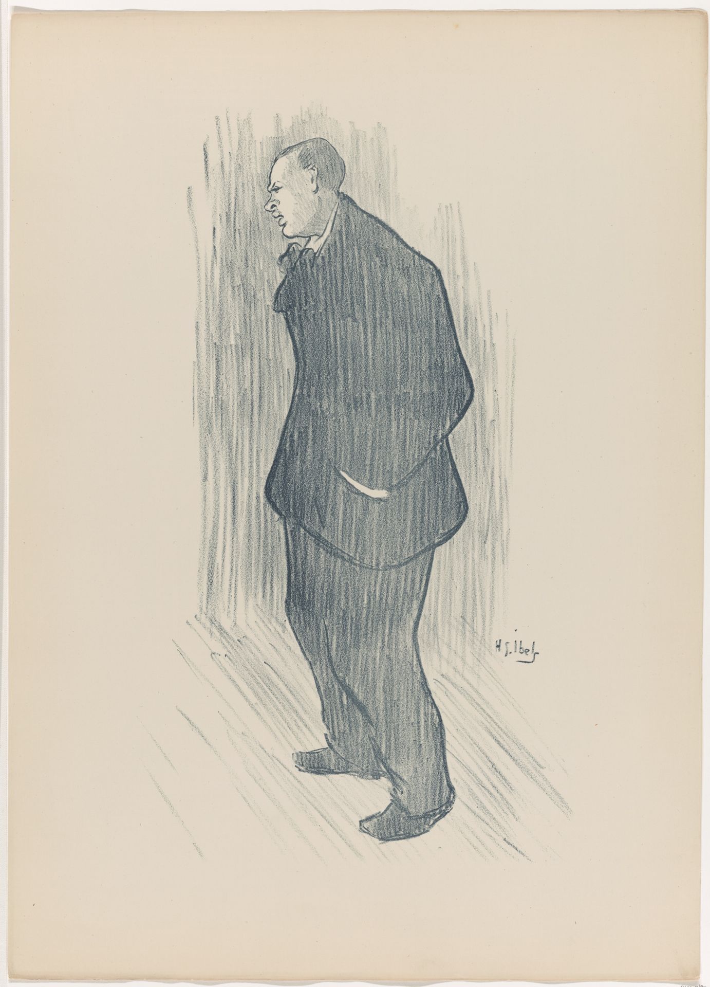 Mévisto, from Le Café-Concert by Henri-Gabriel Ibels