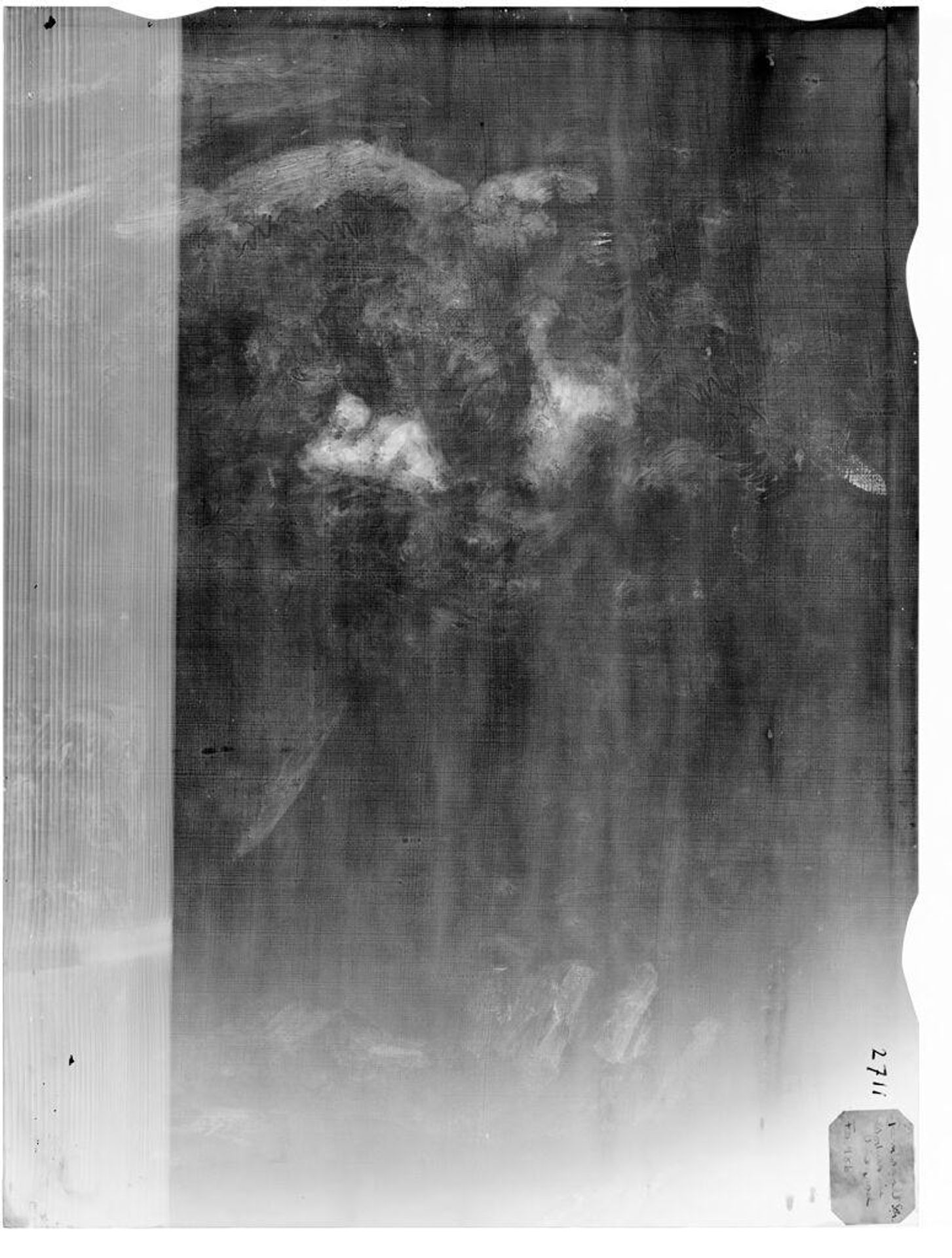 X-radiograph(s) of "Parable of Workers in the Vineyard" by Artist of original: Reynier van Gherwen