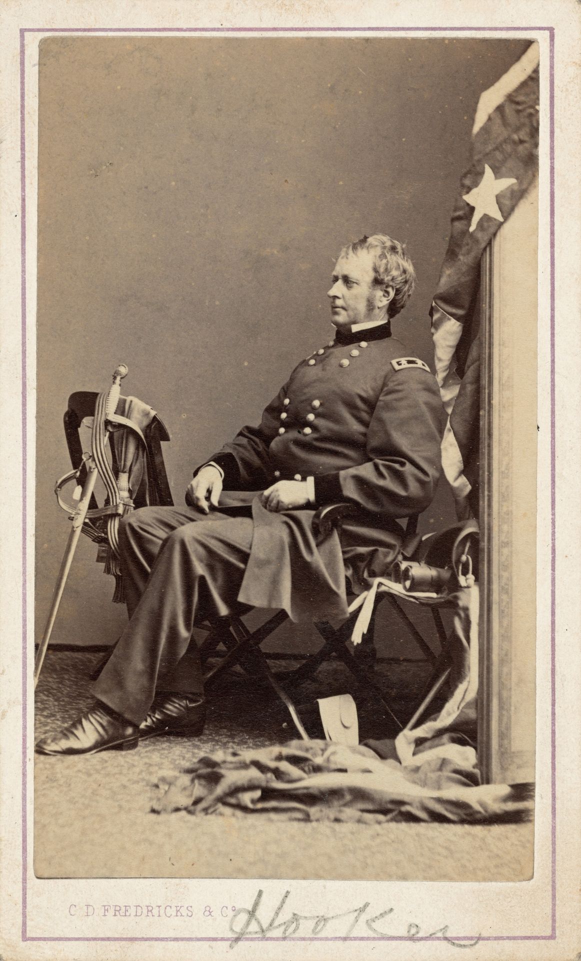 General Joseph Hooker by Charles D. Fredricks