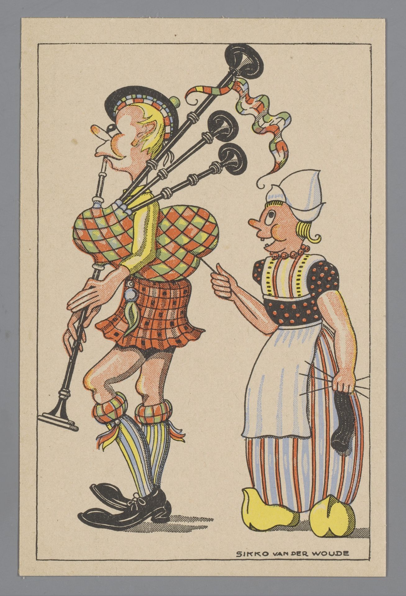 Picture post card by Sikko van der Woude