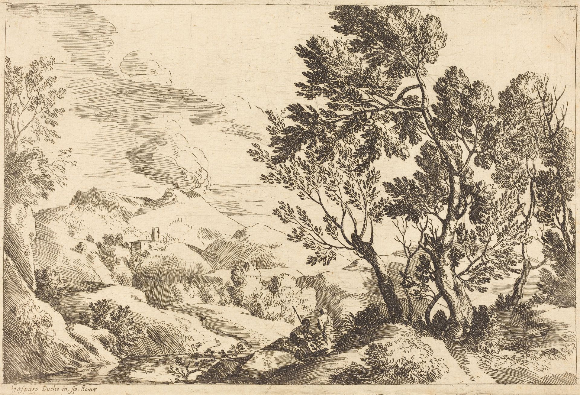 Roman Landscape by Gaspard Dughet