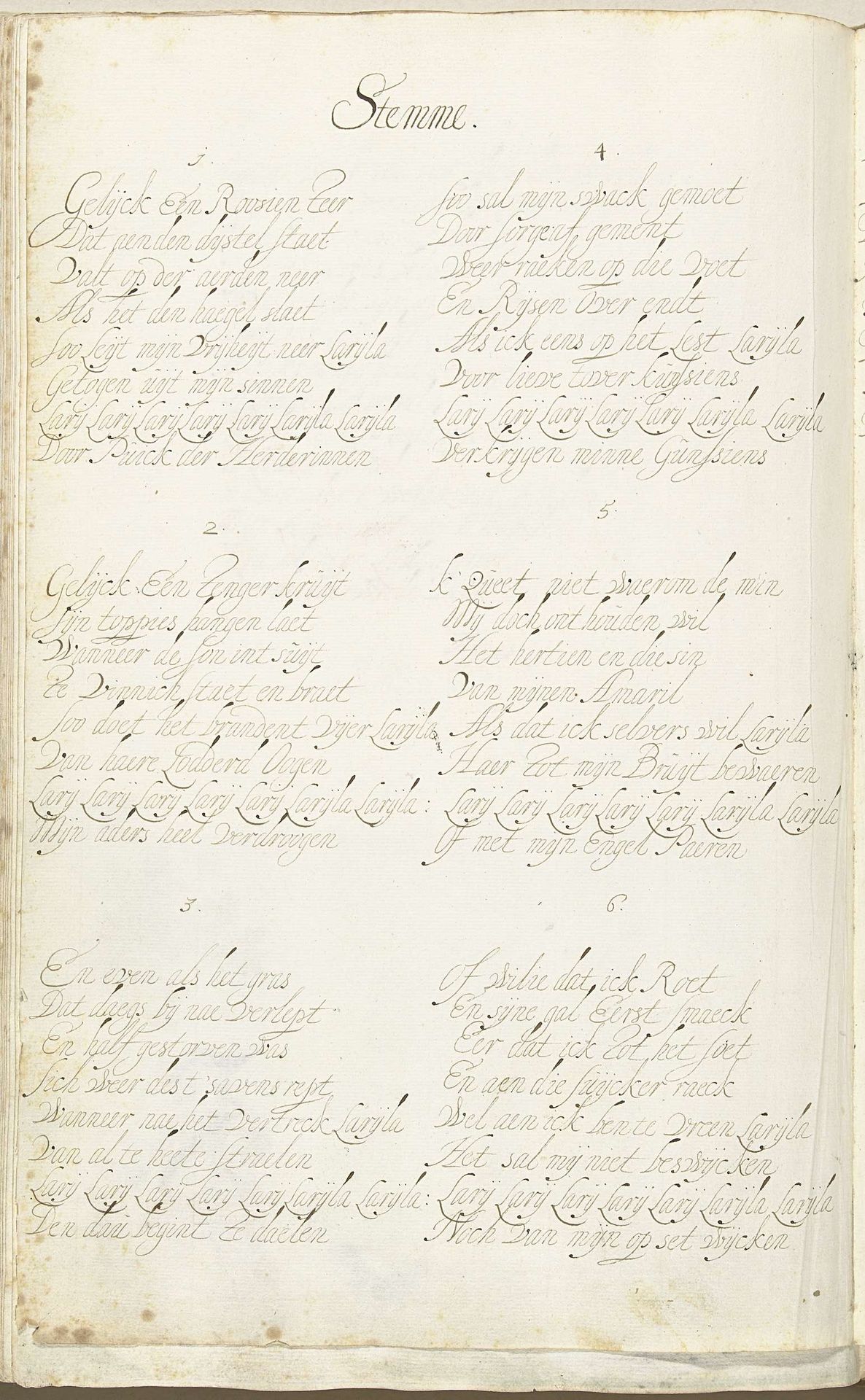 Liefdesgedicht by Gesina ter Borch