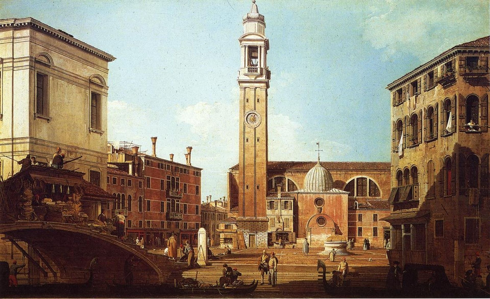 Campo Santi Apostoli by Canaletto