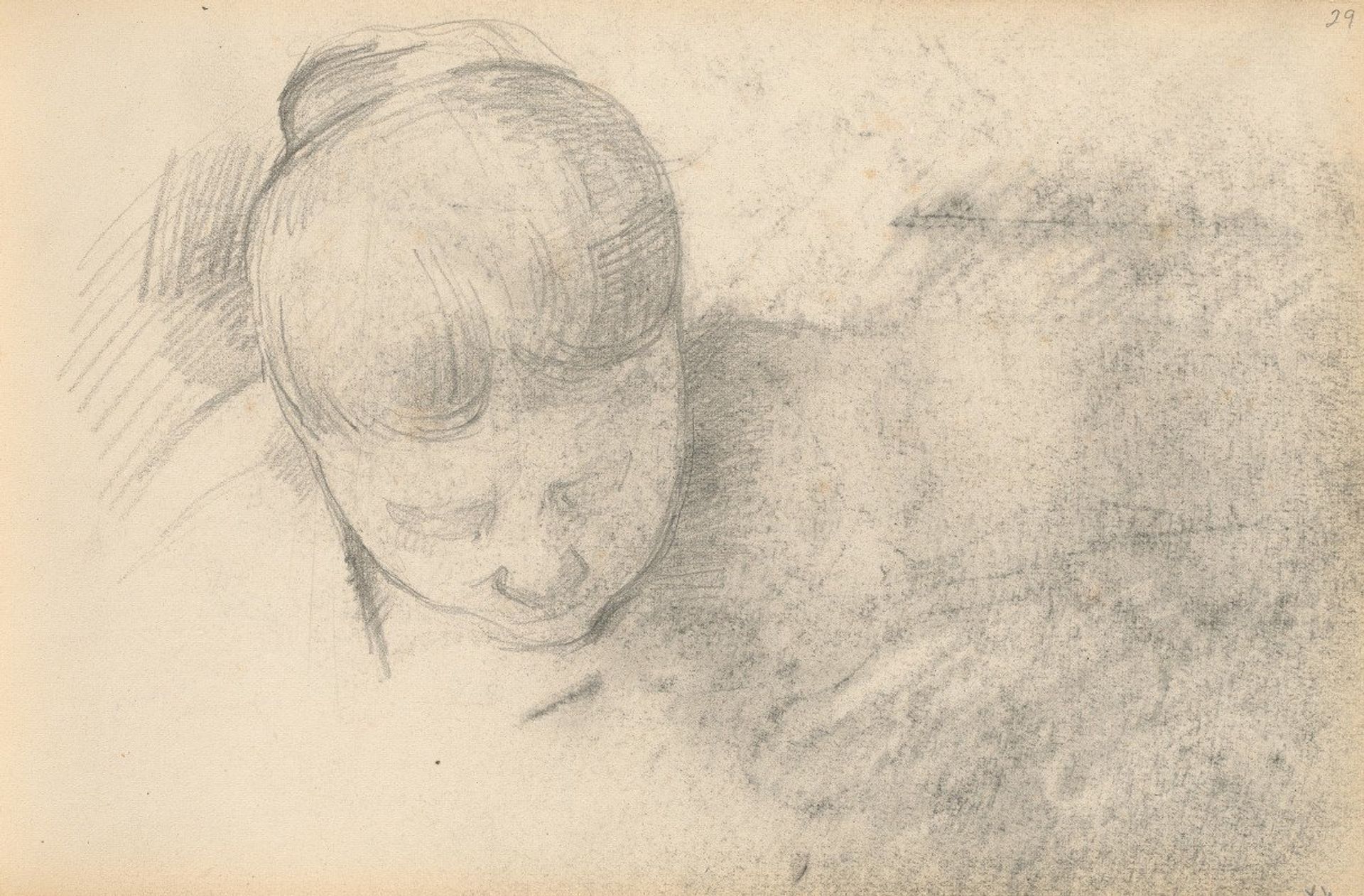 Woman Leaning Forward II by Paul Cézanne