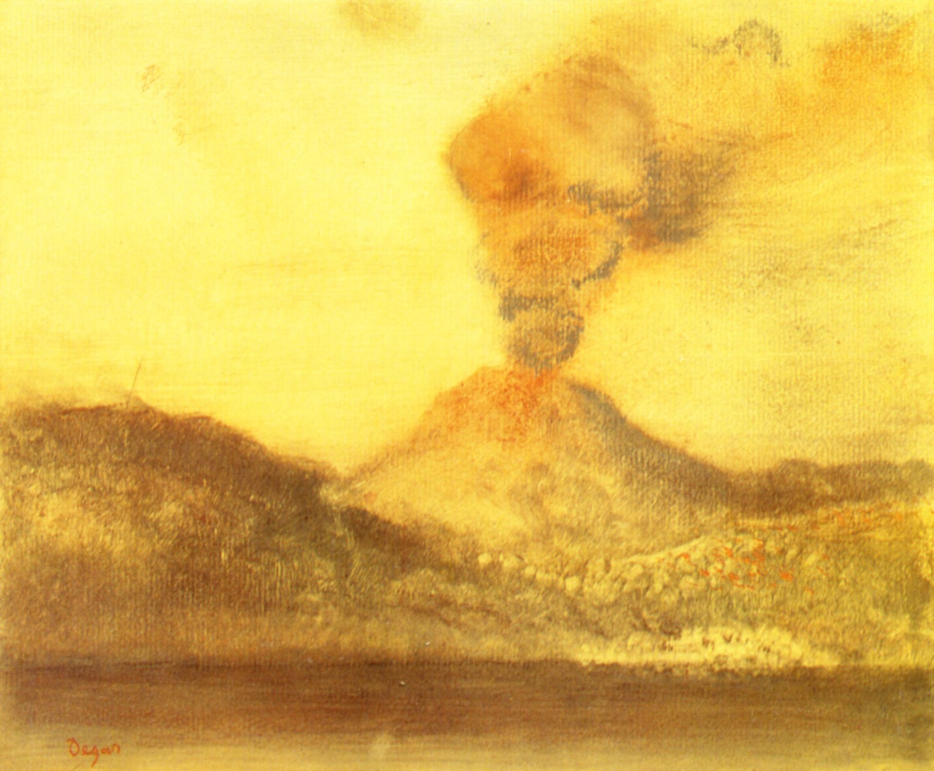 Vesuvius by Edgar Degas