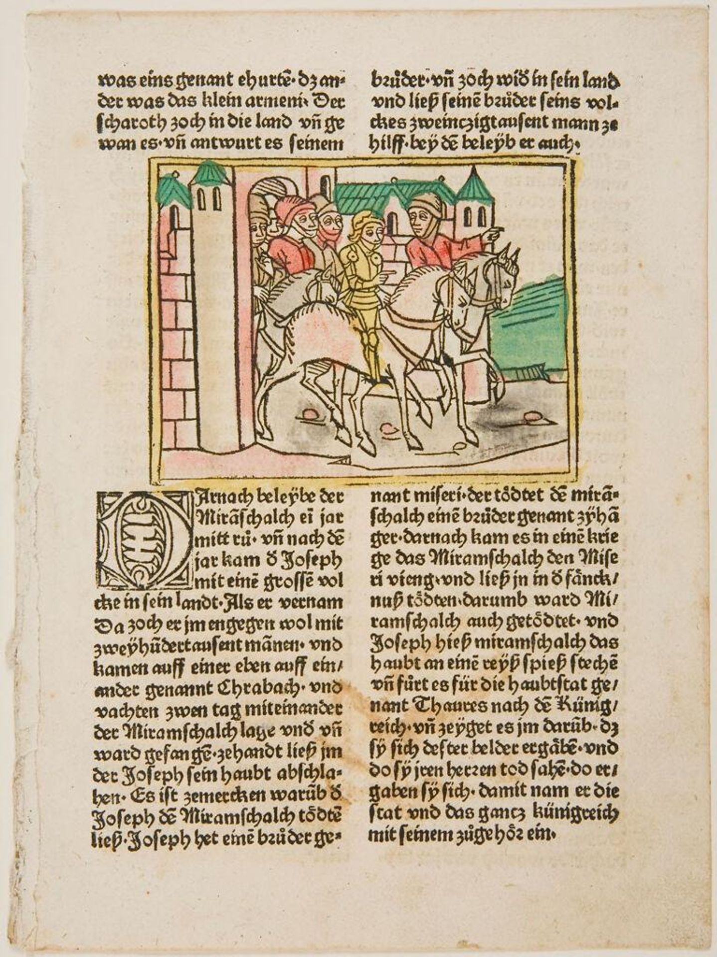 How Joseph caused Mirenschach to be beheaded and took possession of his territory by Anonymous