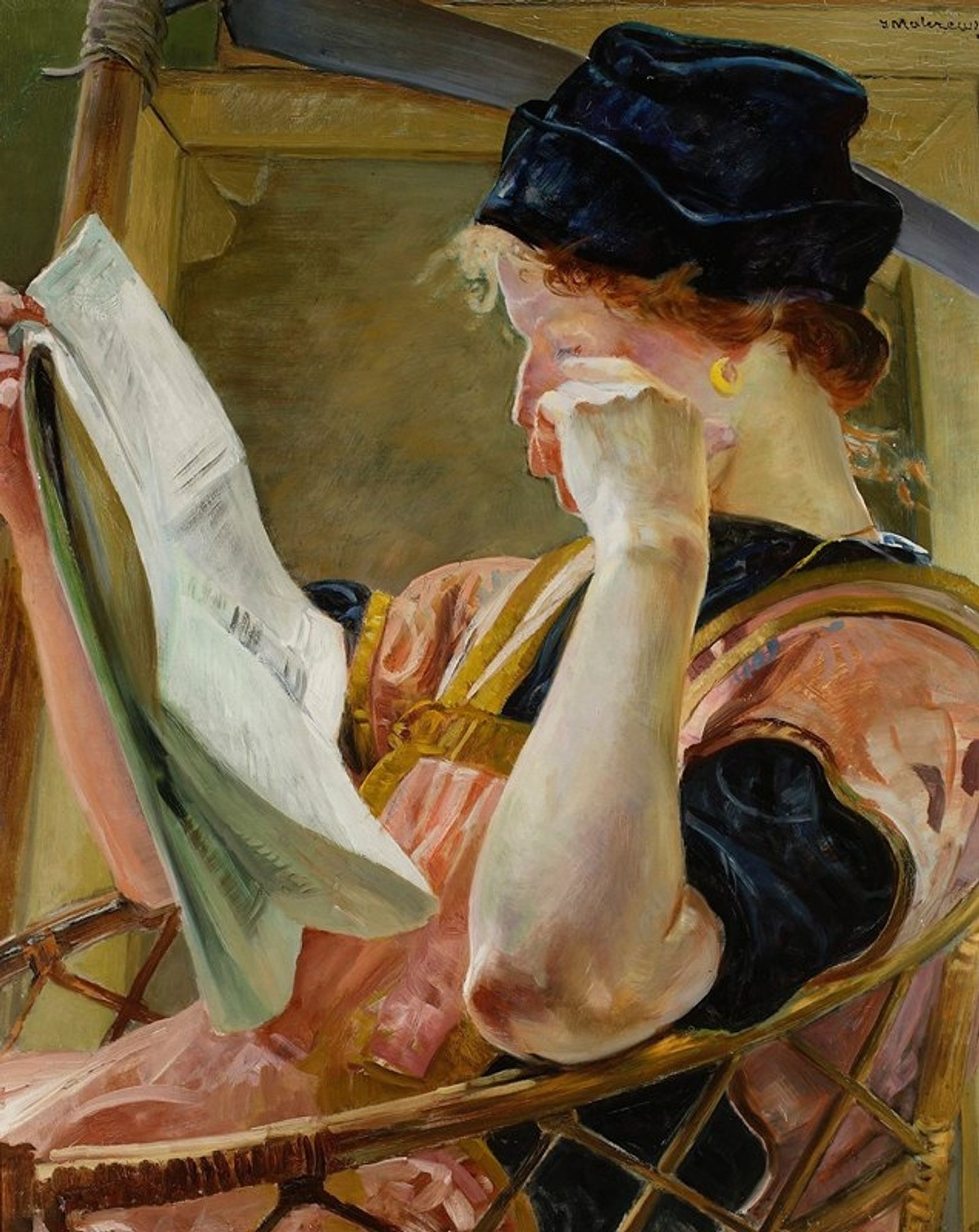 Female model by Jacek Malczewski