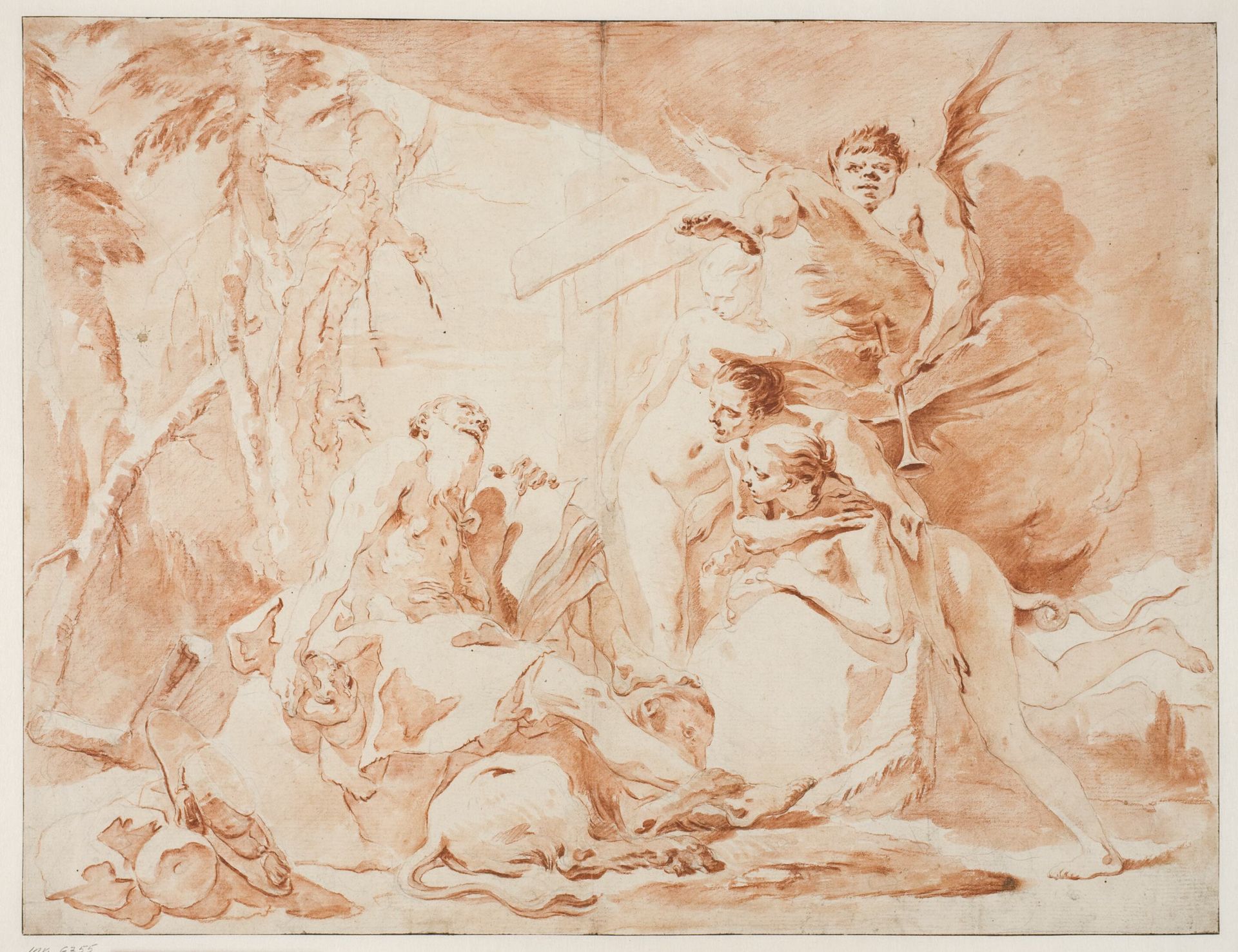 The temptations of St Jerome by Giovanni Battista Tiepolo