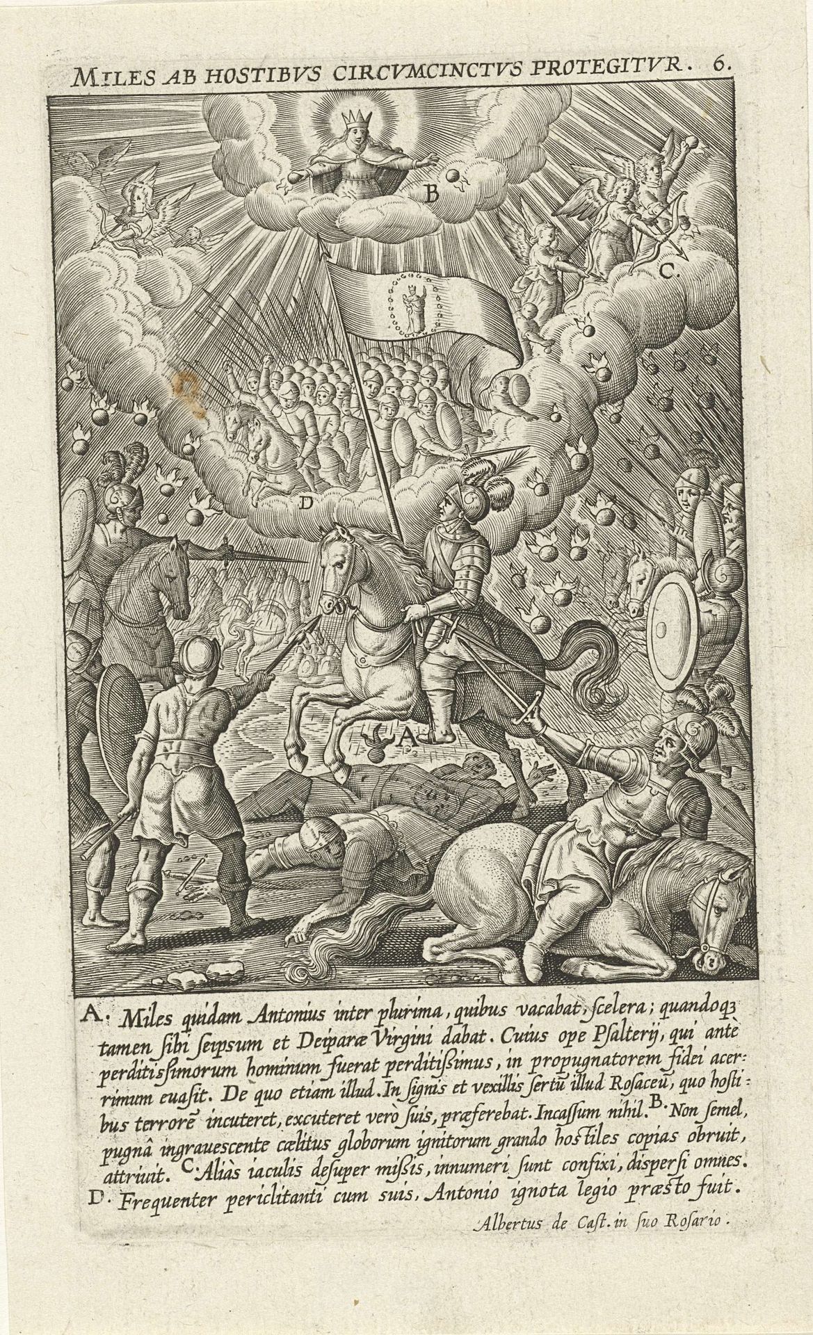 Mirakel op het slagveld by Theodoor Galle