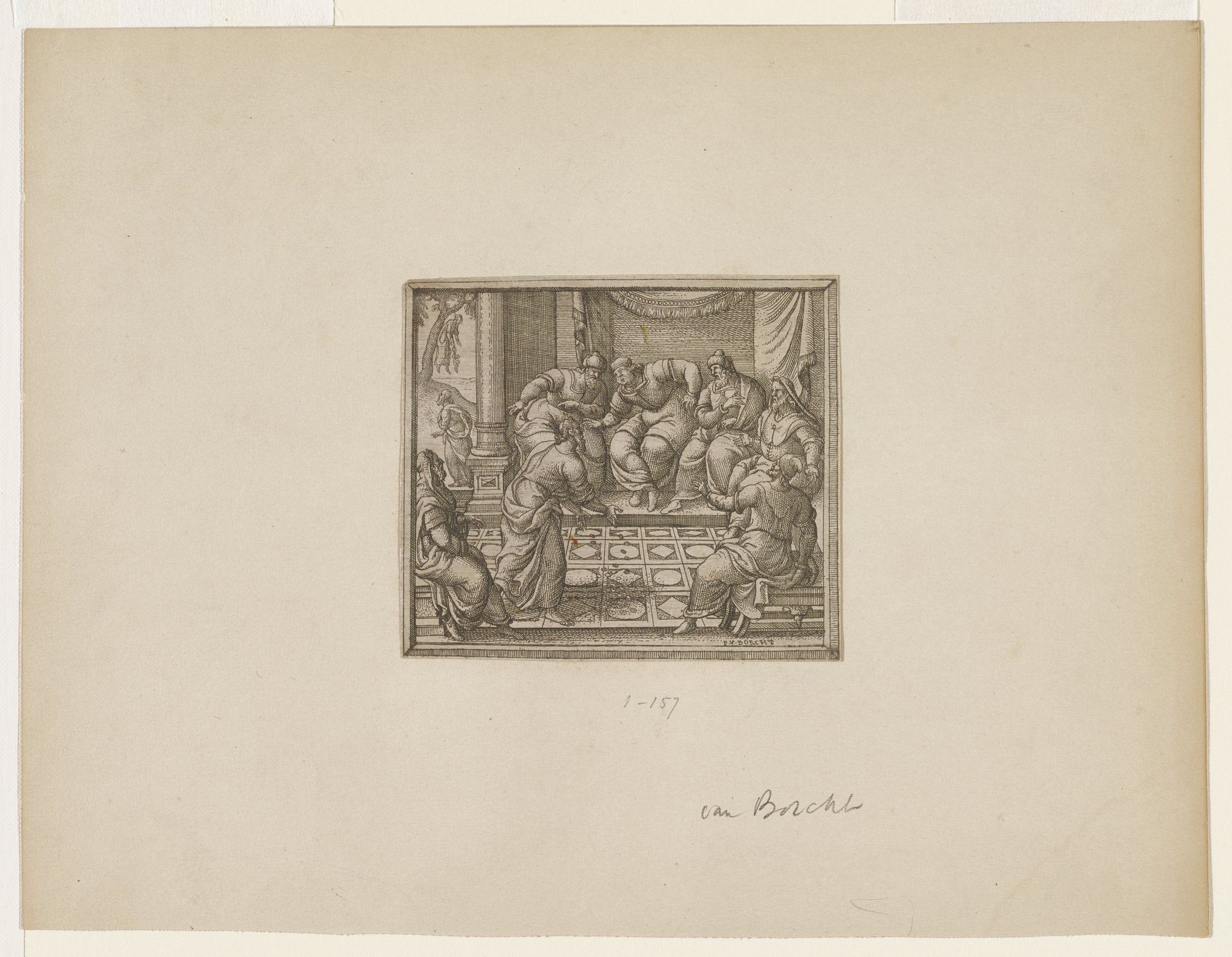 Judas and the Pieces of Silver by Peter Vander Borcht the Elder