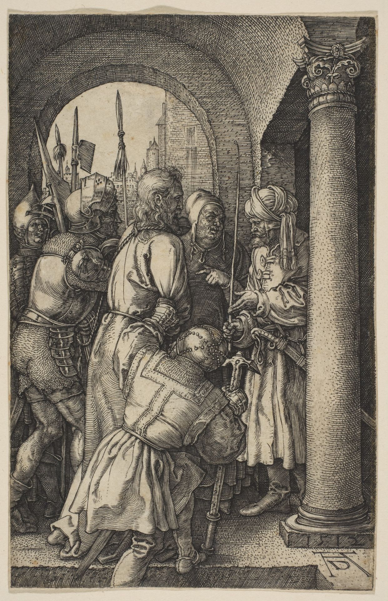 Christ before Pilate, from The Passion by Albrecht Durer