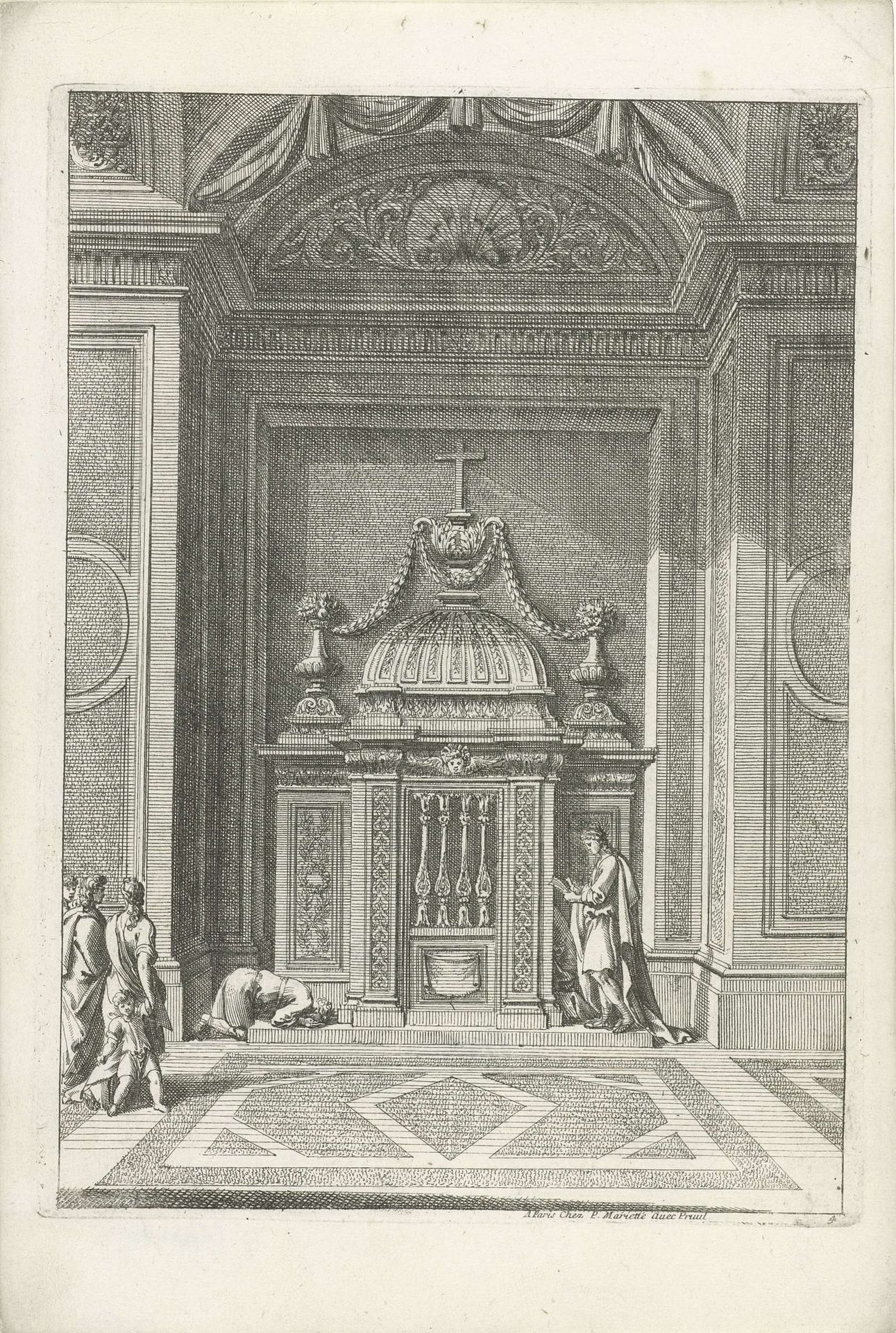 Biechtstoel in nis by Jean Lepautre