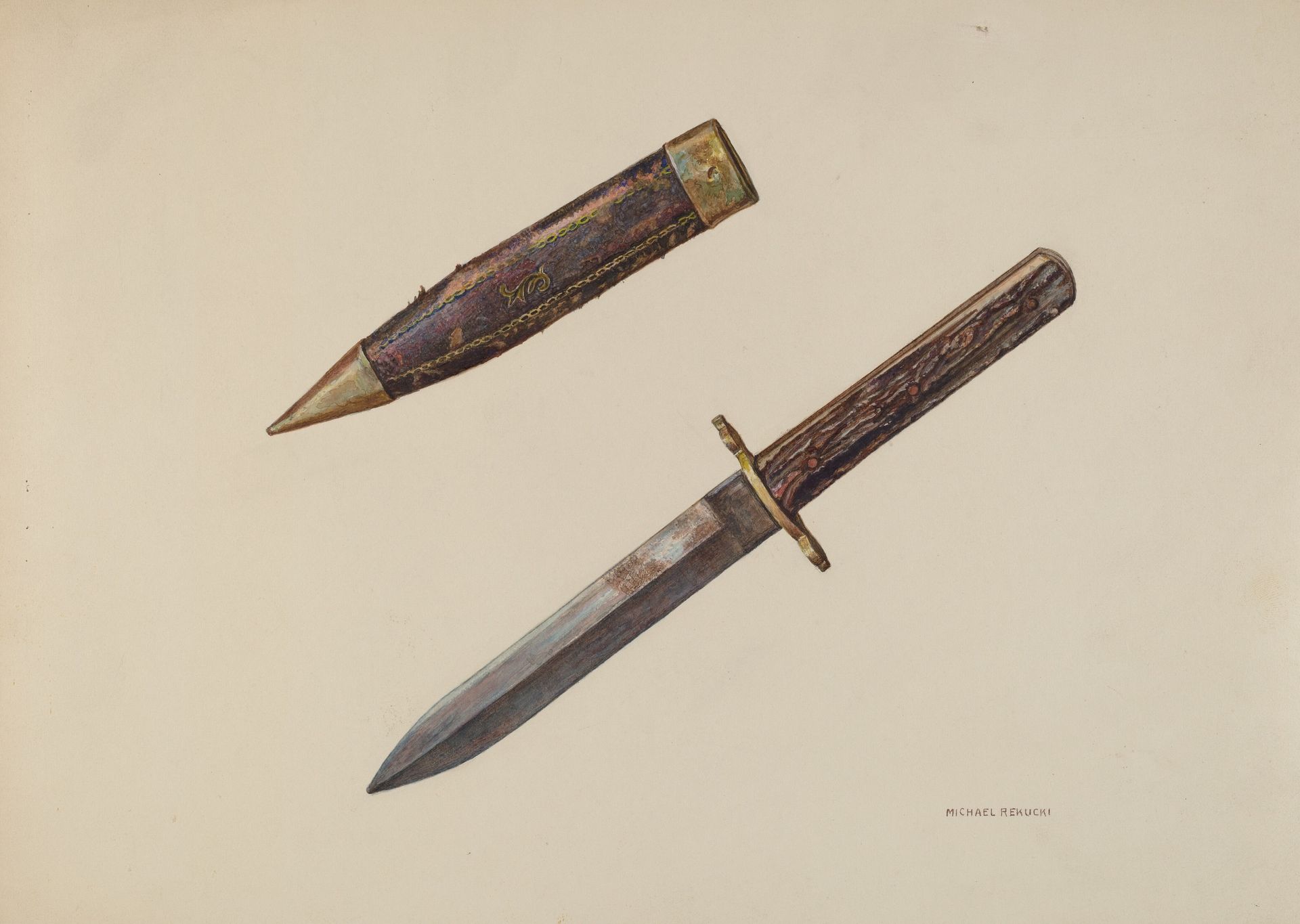 Dagger and Sheath by Michael Rekucki