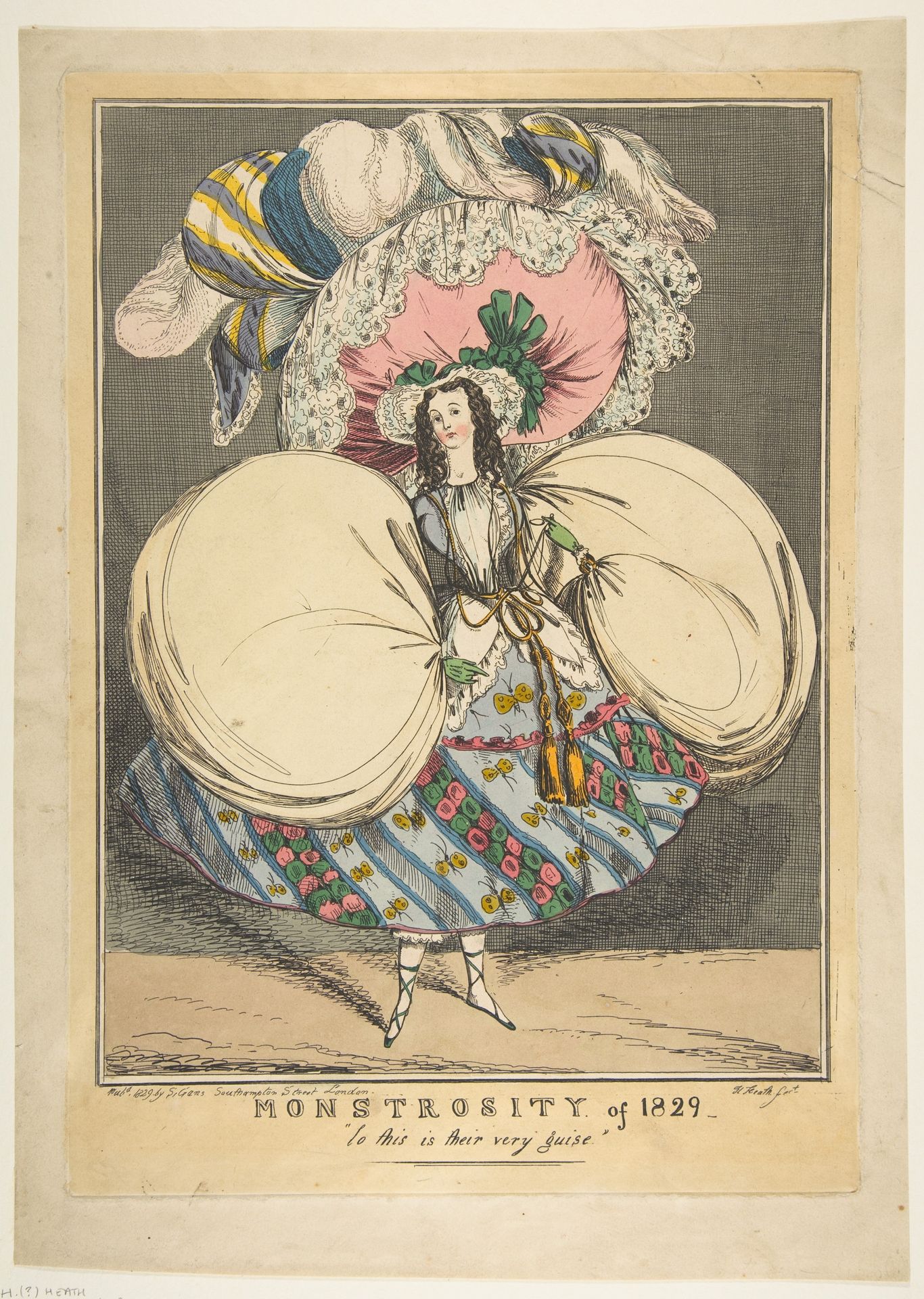 Monstrosity of 1829 by William Heath ('Paul Pry')