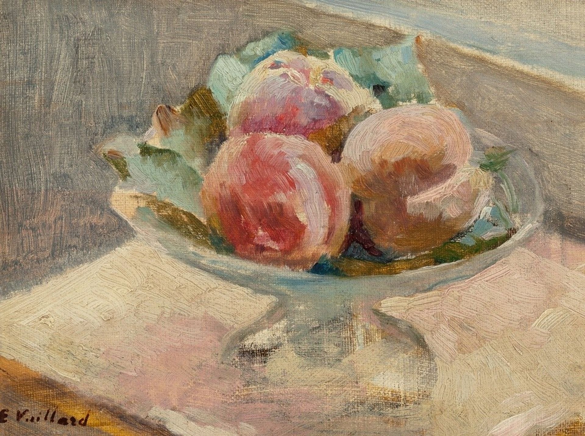Le compotier de pêches by Édouard Vuillard