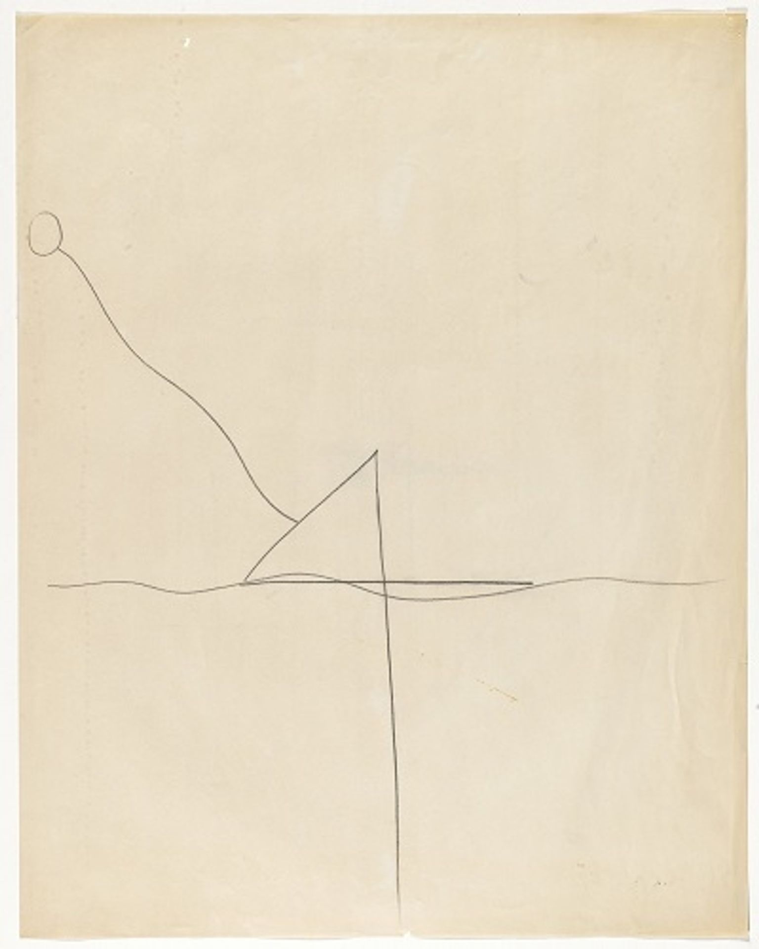 Untitled from Large Illumination Drawings by Simone Forti